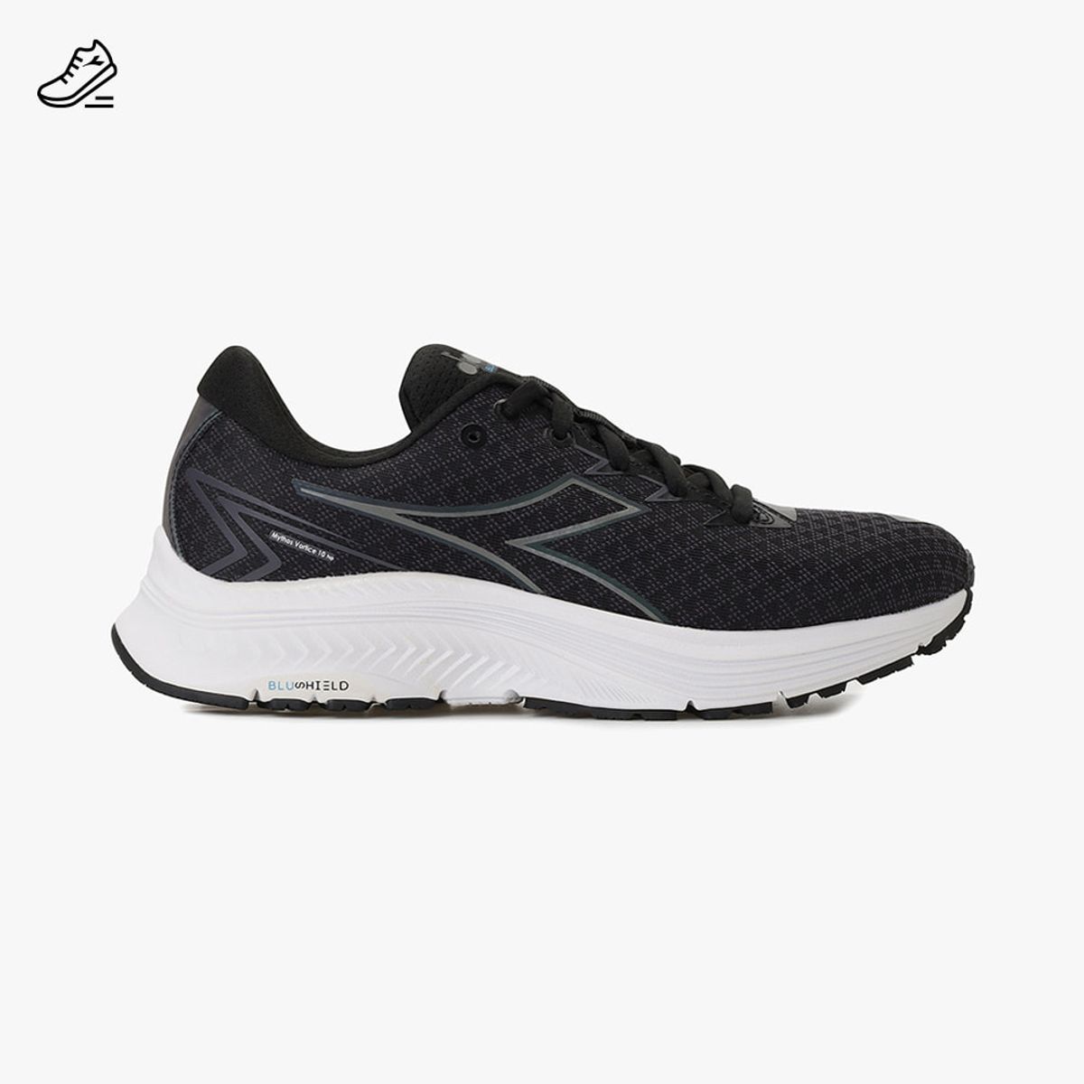 디아도라(diadora) 미토스 블루실드 볼티체 10 우먼 BLACK