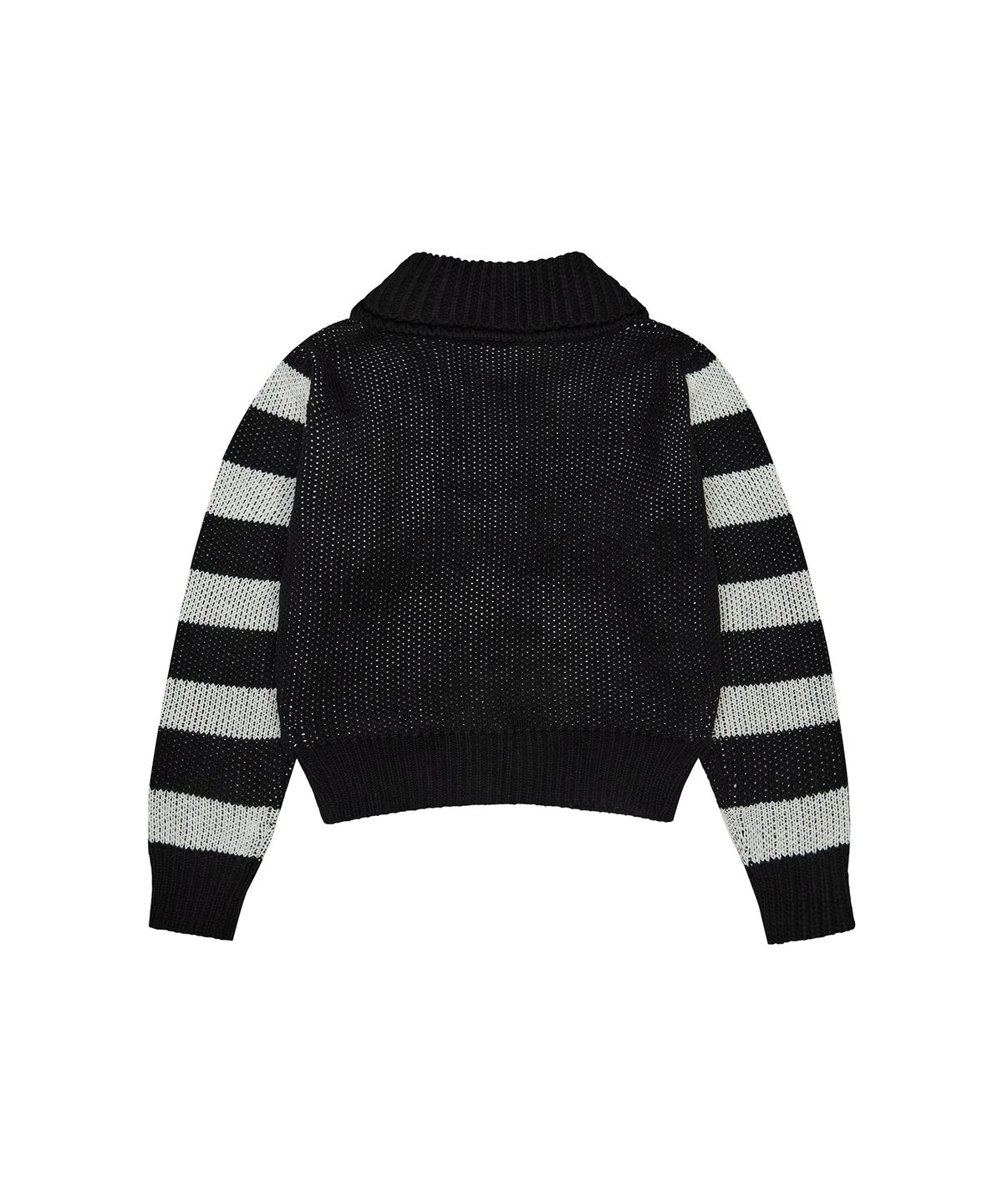 러브이즈트루(LUVISTRUE) EV SKELETON KNIT CARDIGAN(BLACK)