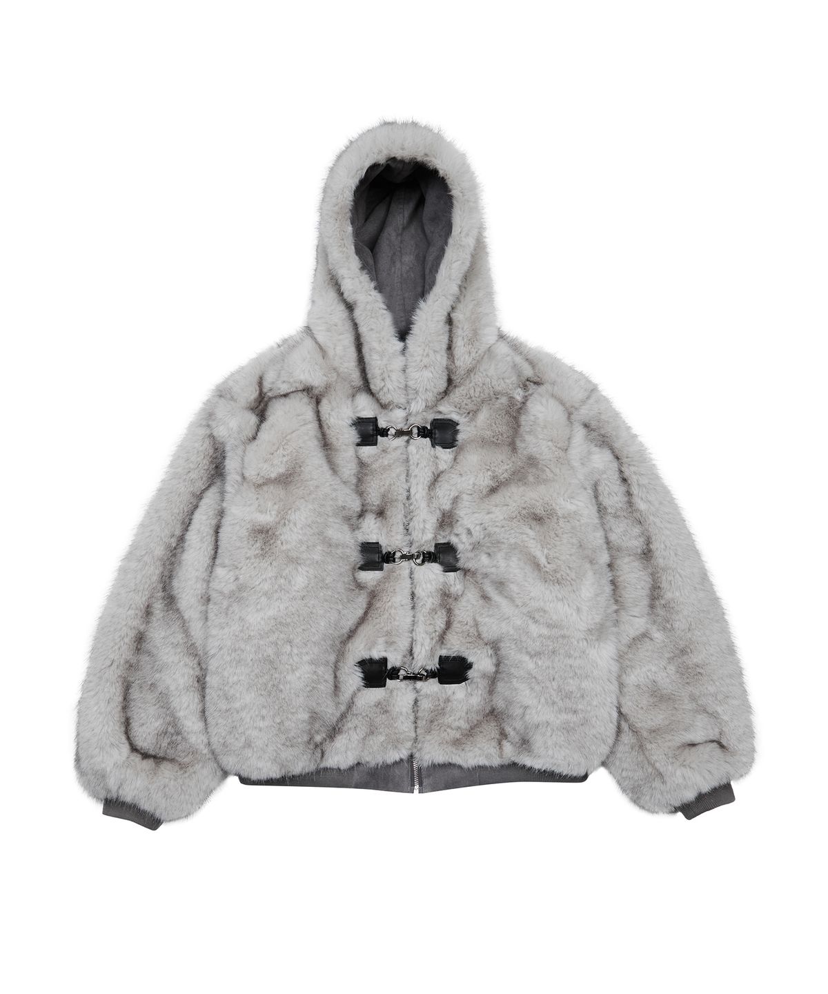 러브이즈트루(LUVISTRUE) EV REVERSIBLE FUR HOOD(GRAY)