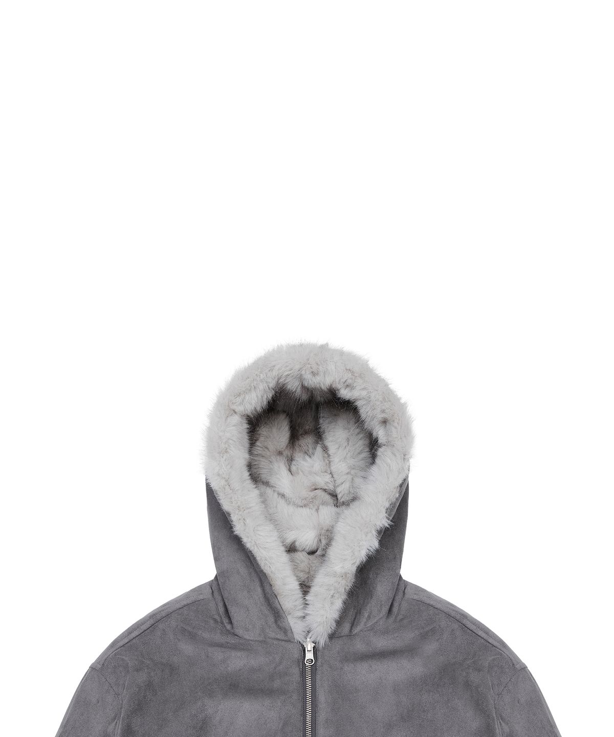 러브이즈트루(LUVISTRUE) EV REVERSIBLE FUR HOOD(GRAY)
