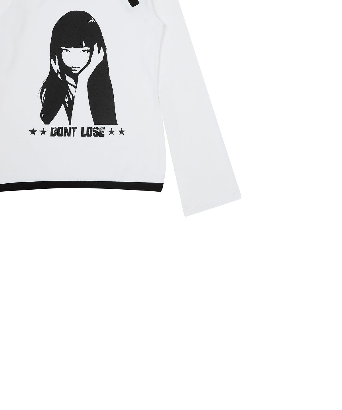 러브이즈트루(LUVISTRUE) EV BUTTON LONG SLEEVE TEE(WHITE)