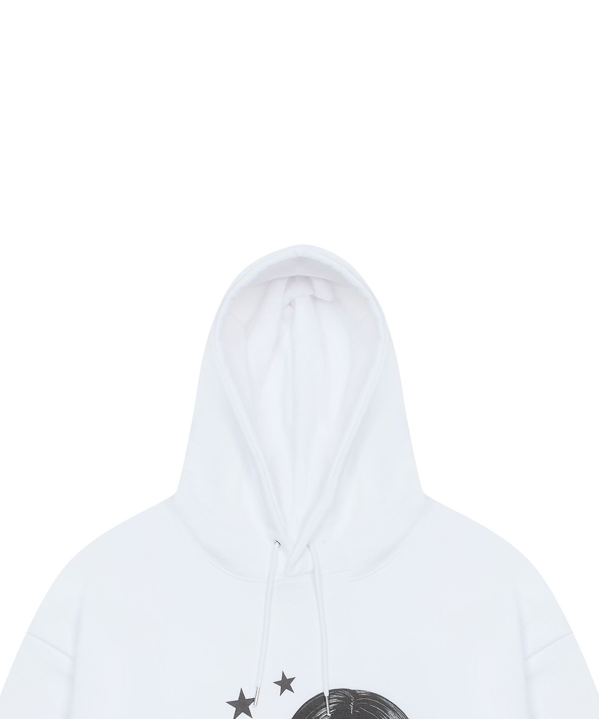 러브이즈트루(LUVISTRUE) EV STAR GRAPHIC HOODIE(WHITE)