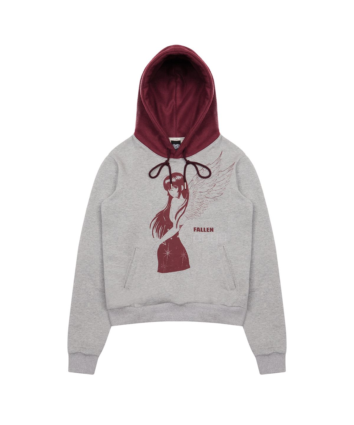 러브이즈트루(LUVISTRUE) EV ANGEL HOOD TEE(GRAY)