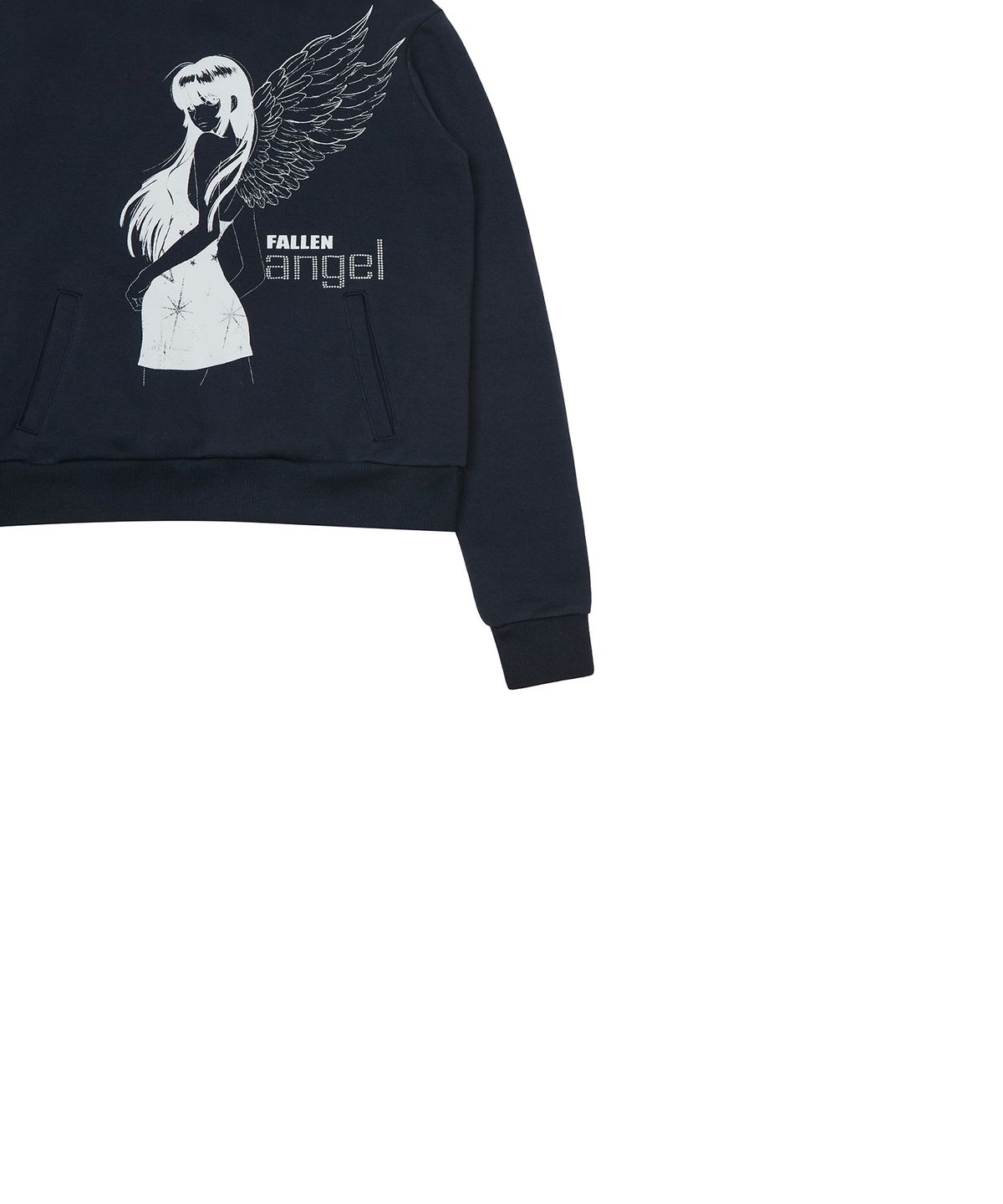 러브이즈트루(LUVISTRUE) EV ANGEL HOOD TEE(NAVY)