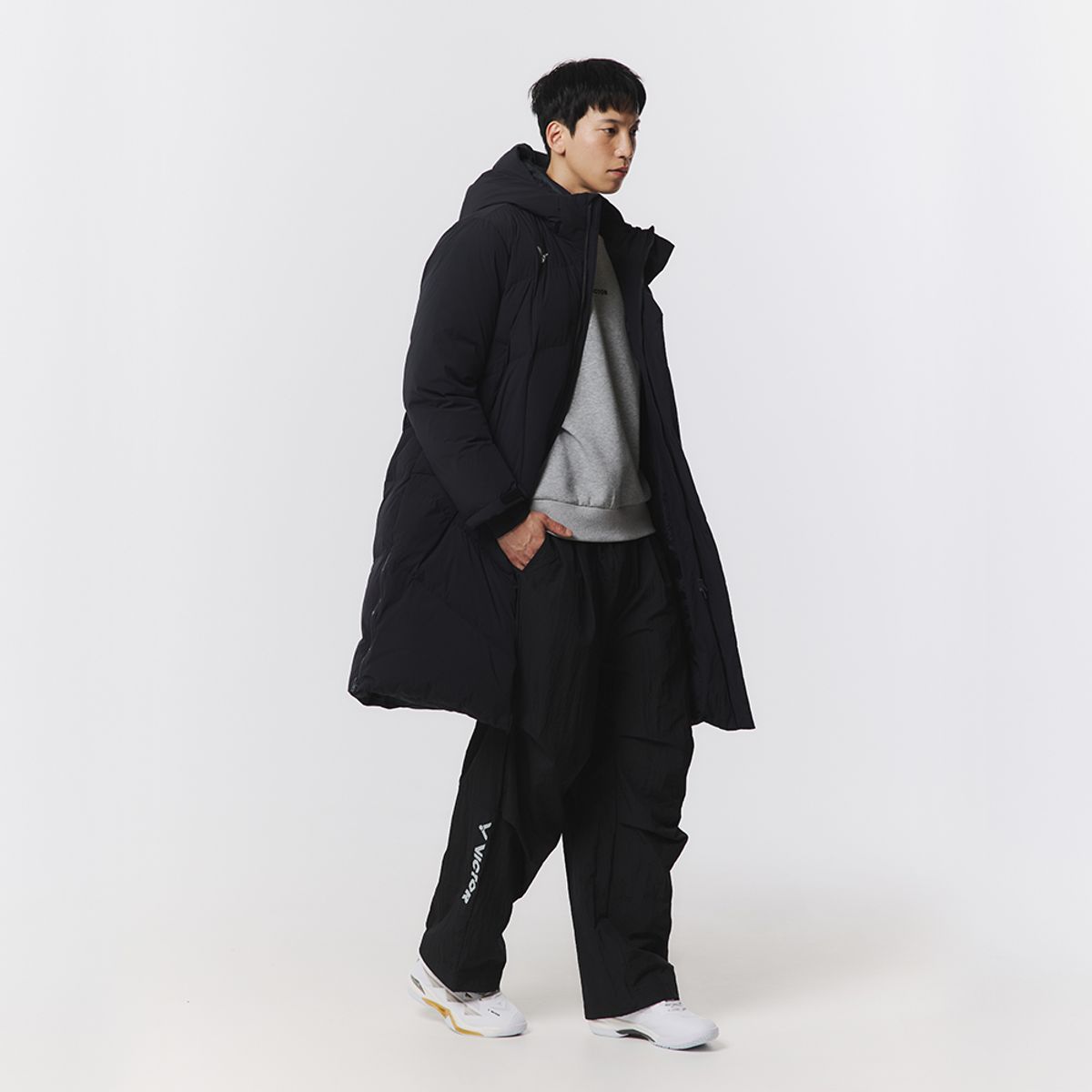 빅터(VICTOR) DEEP DOWN 배드민턴 남녀공용 덕다운 롱패딩 (J-55703)