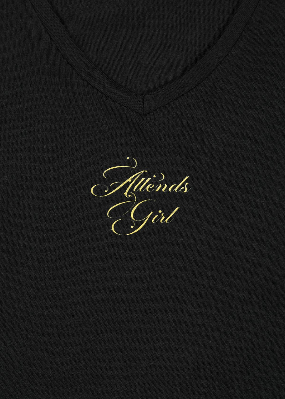 어텐즈(ATTENDS) Mama tee shirt (Black)