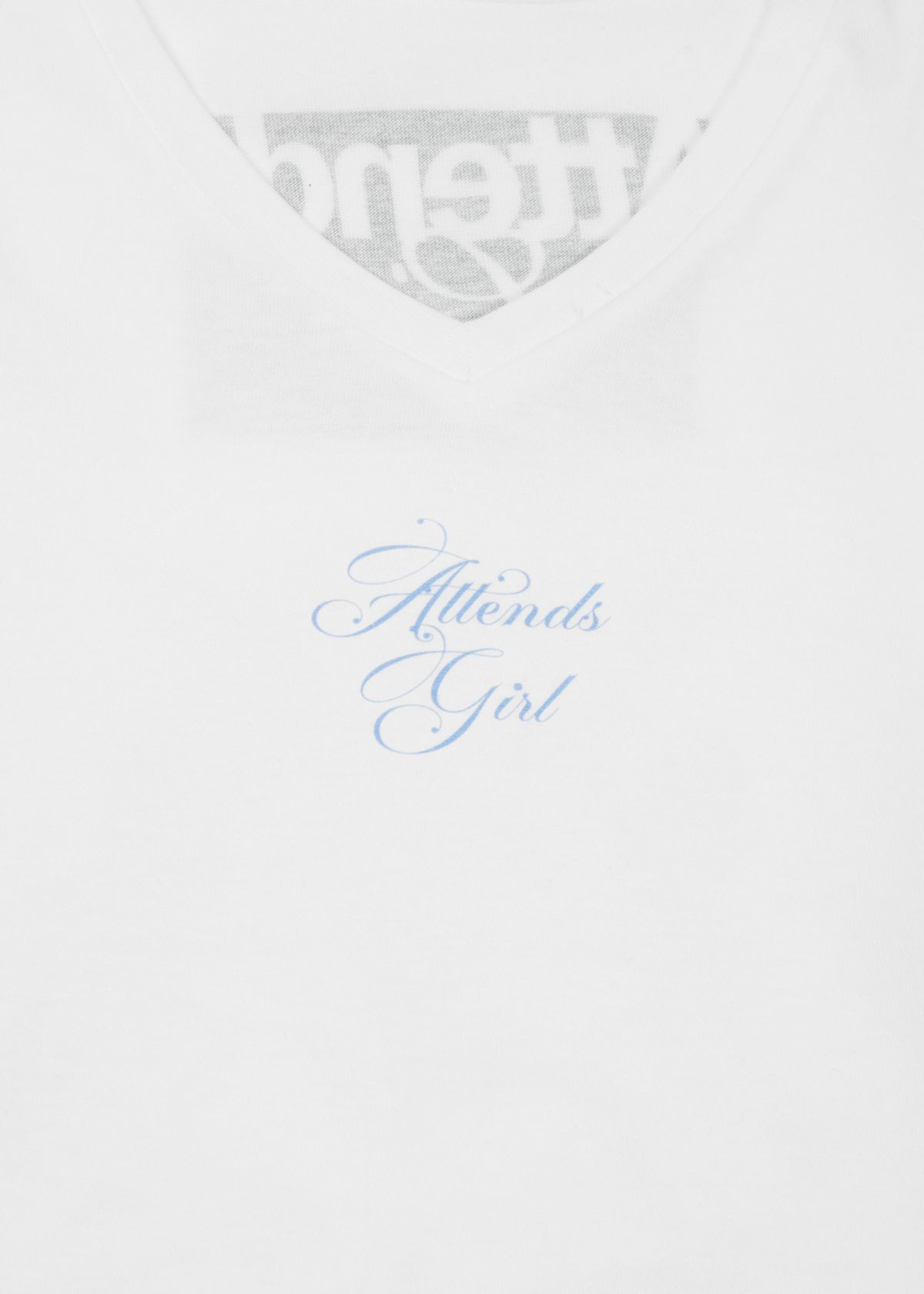 어텐즈(ATTENDS) Mama tee shirt (White)