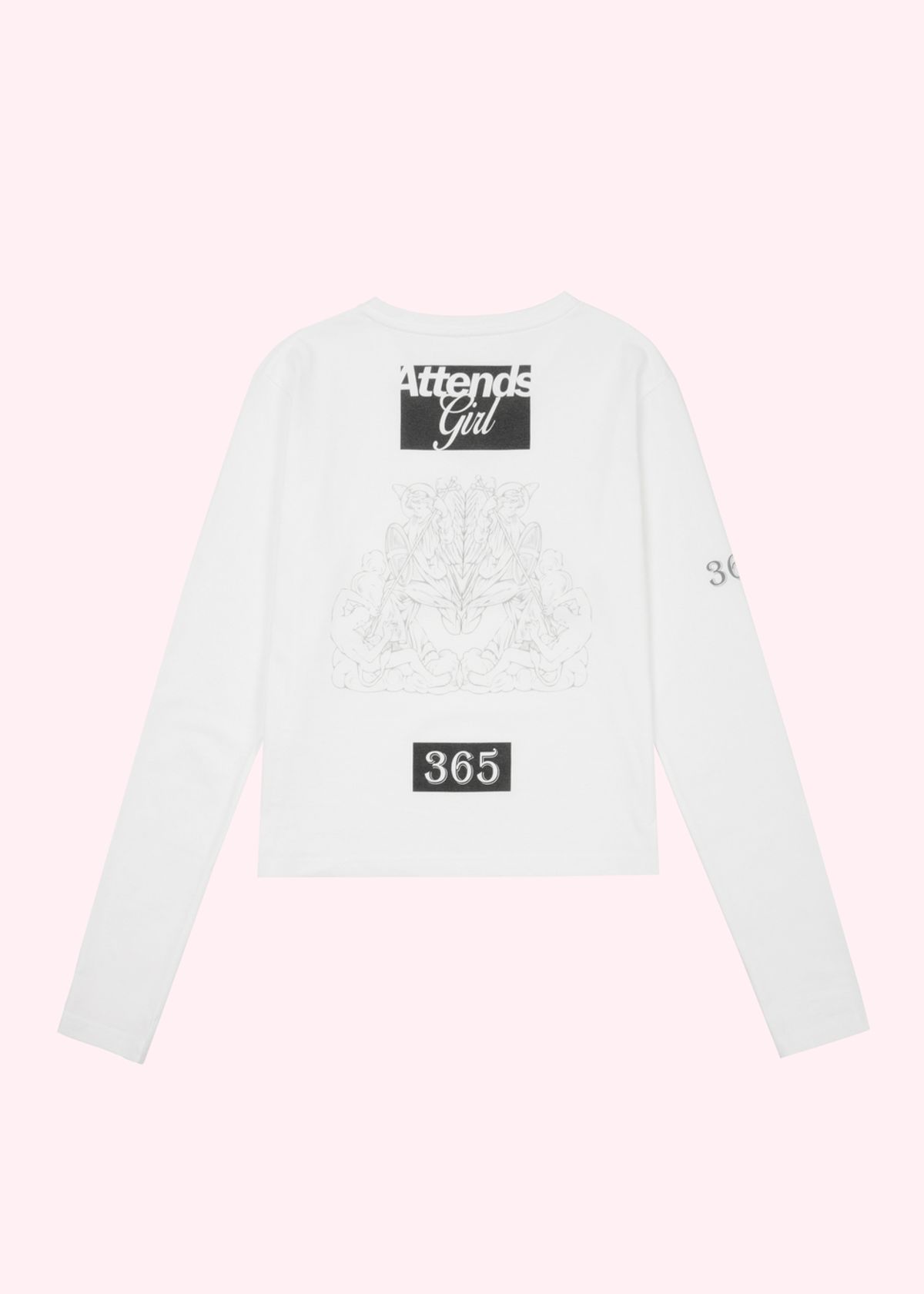 어텐즈(ATTENDS) Mama tee shirt (White)