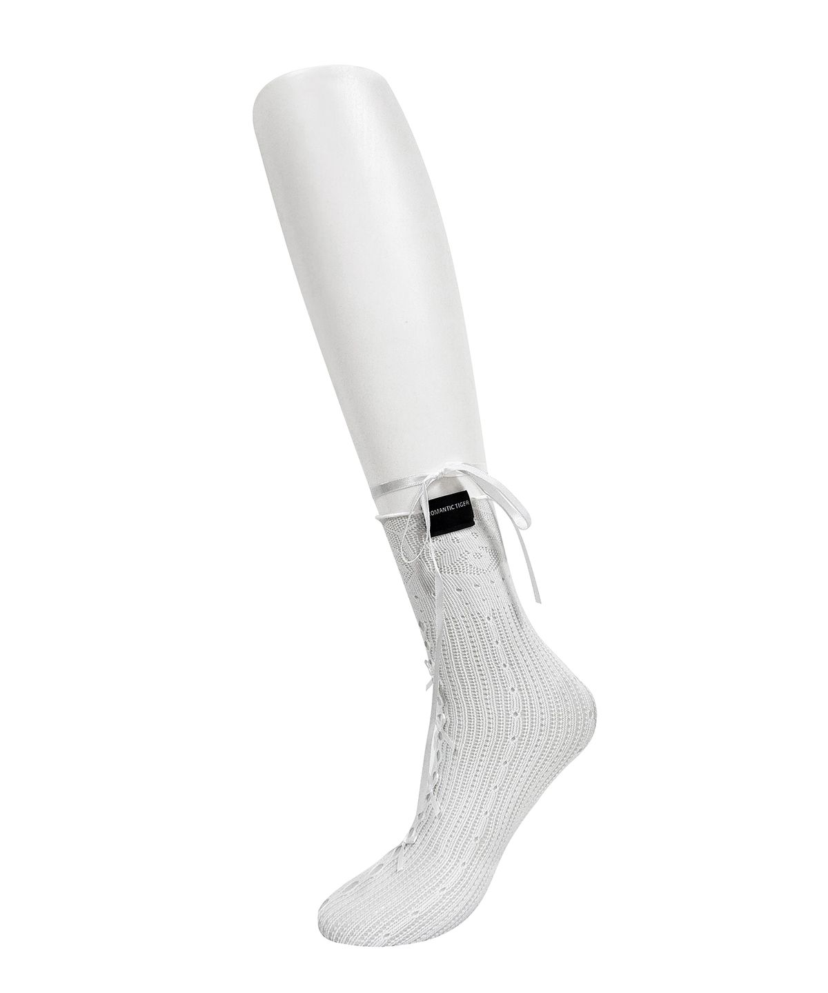 로맨틱타이거(ROMANTIC TIGER) Sweet ribbon socks white