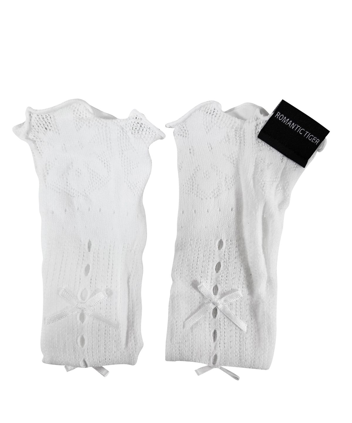 로맨틱타이거(ROMANTIC TIGER) Sweet ribbon socks white
