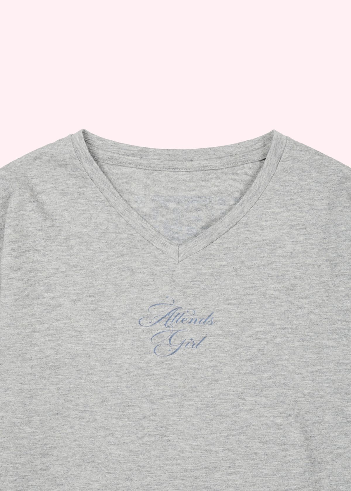 어텐즈(ATTENDS) Mama tee shirt (Gray)