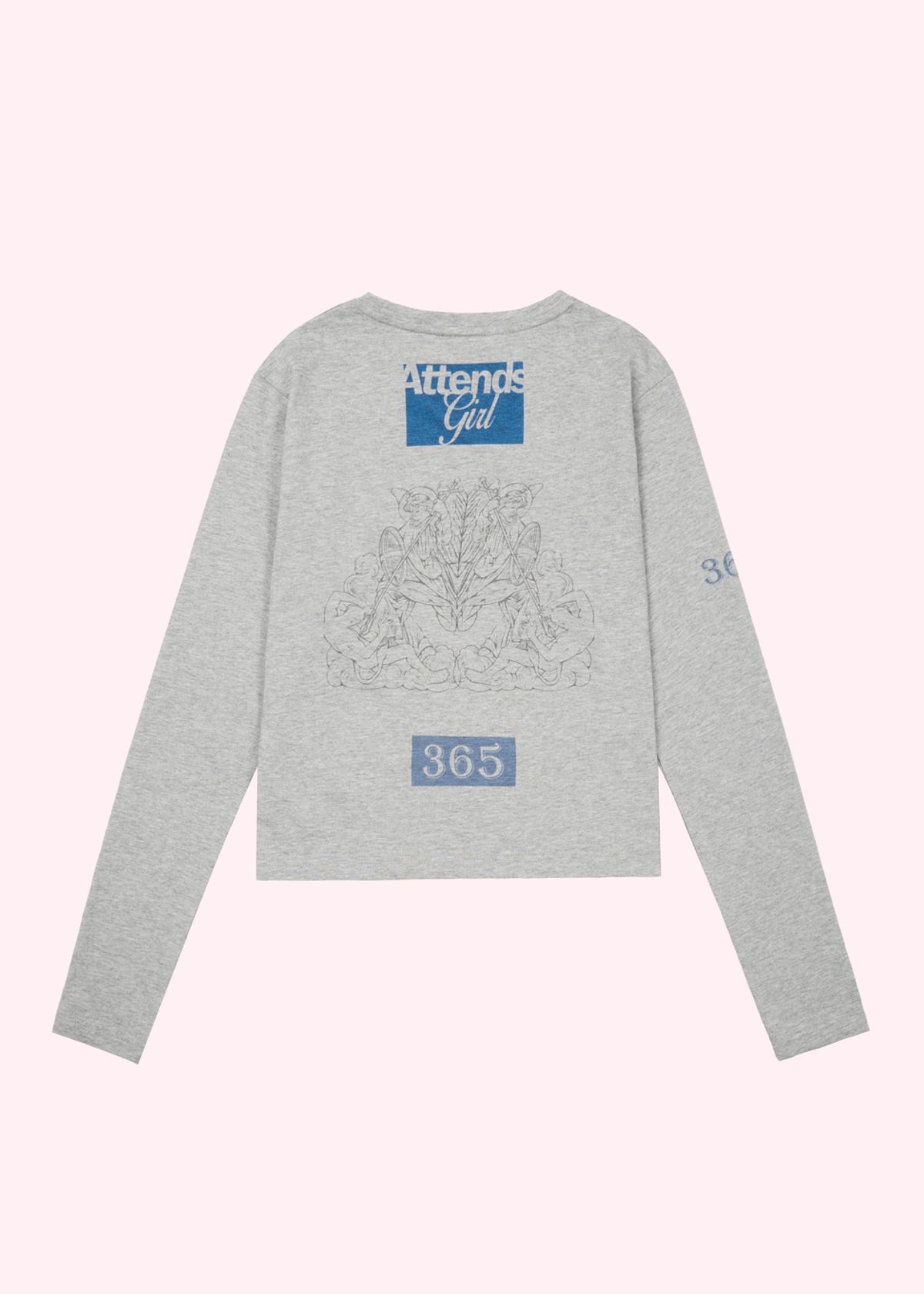 어텐즈(ATTENDS) Mama tee shirt (Gray)