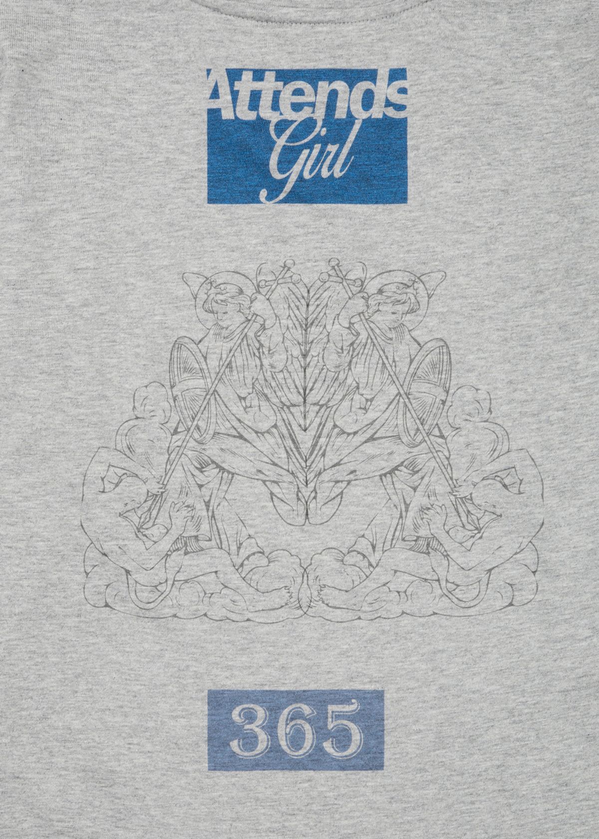 어텐즈(ATTENDS) Mama tee shirt (Gray)