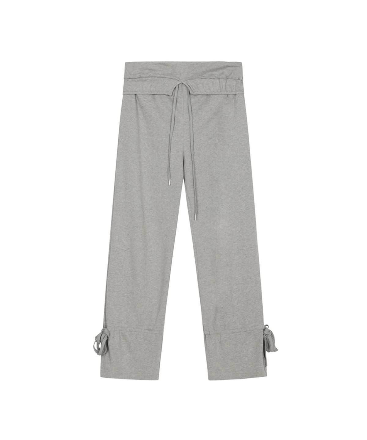쓰리투에이티(THREE TO EIGHTY) FOLD STRING SHIRRING PANTS M.GREY