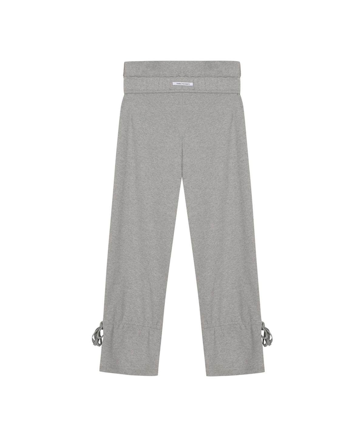 쓰리투에이티(THREE TO EIGHTY) FOLD STRING SHIRRING PANTS M.GREY