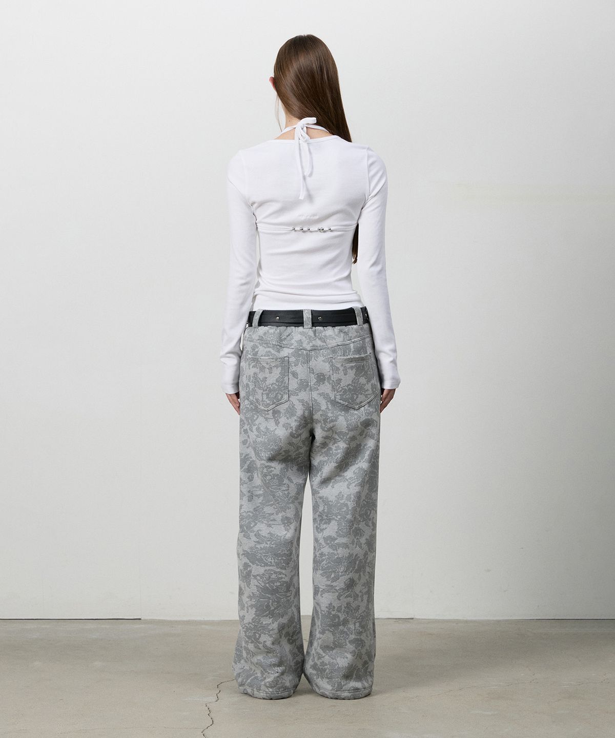 쓰리투에이티(THREE TO EIGHTY) URBAN WIDE JOGGER PANTS M.GREY