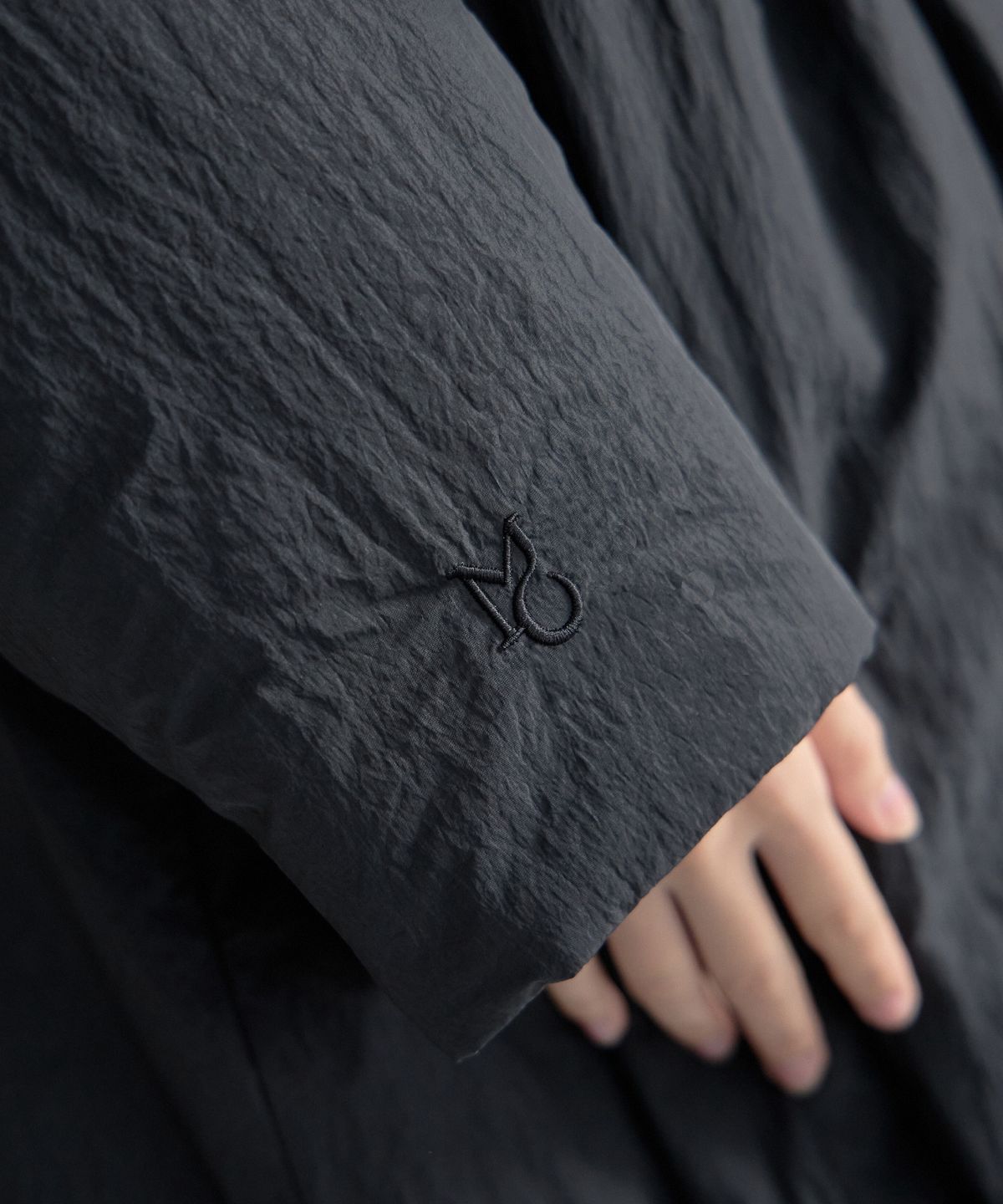 무아르모아(MOIREMOA) Warm Padding Coat-Black
