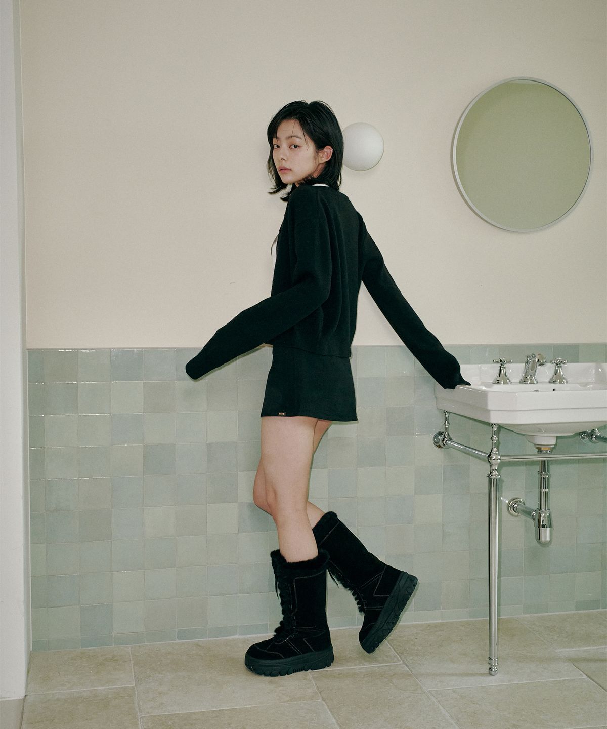 바이아덜스(BYOTHERS) Eskie platform fur boots