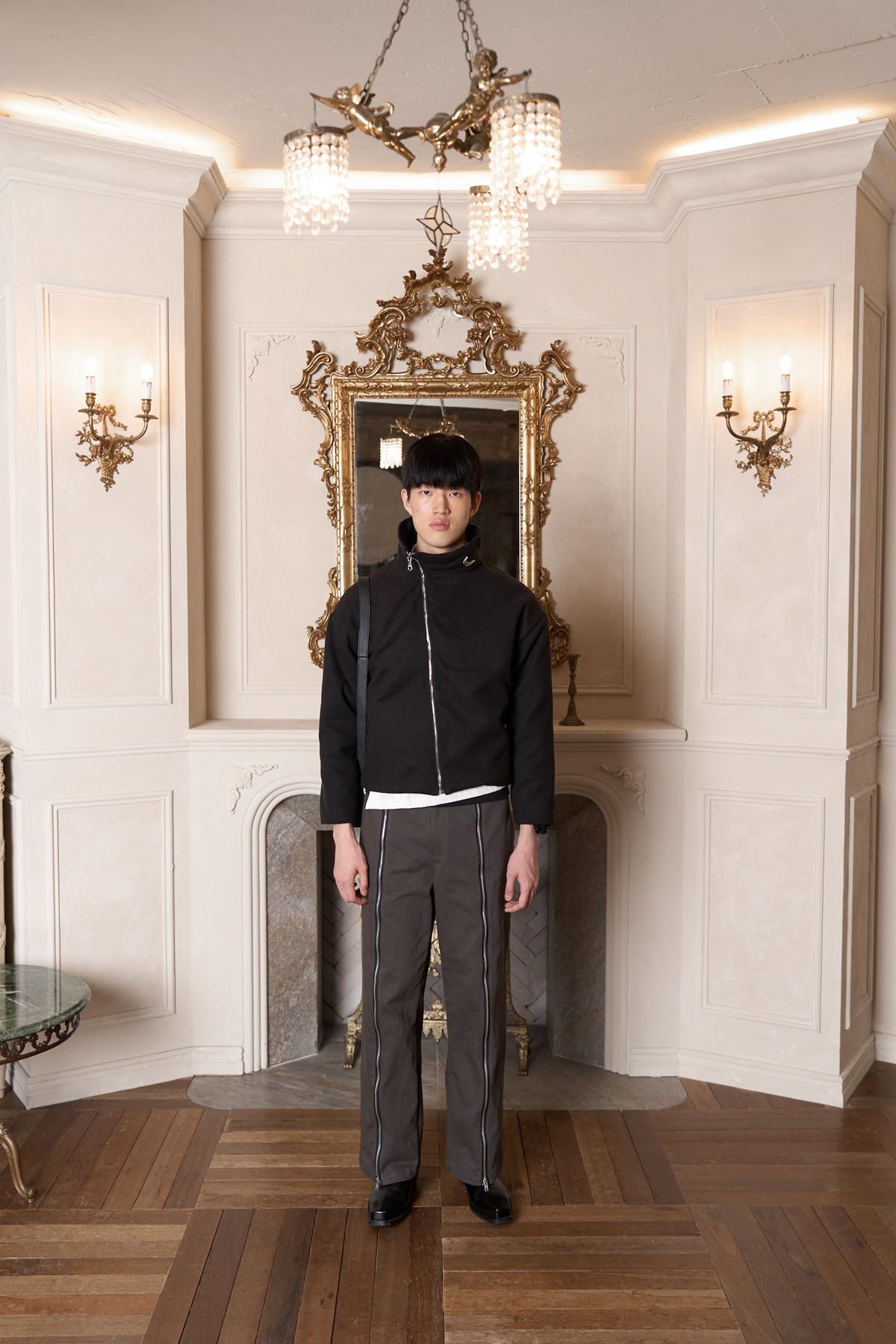 뭉제르(MOONGER) Paris 31 Long Zipper Pants