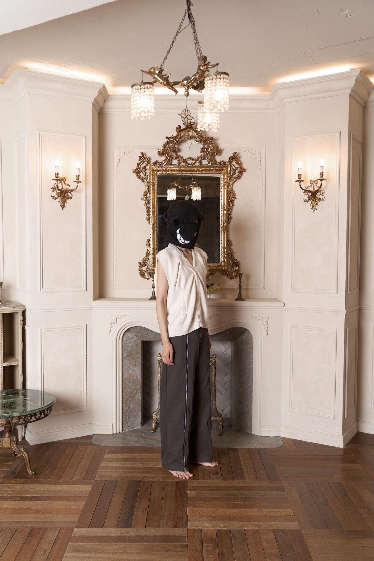 뭉제르(MOONGER) Paris 31 Long Zipper Pants