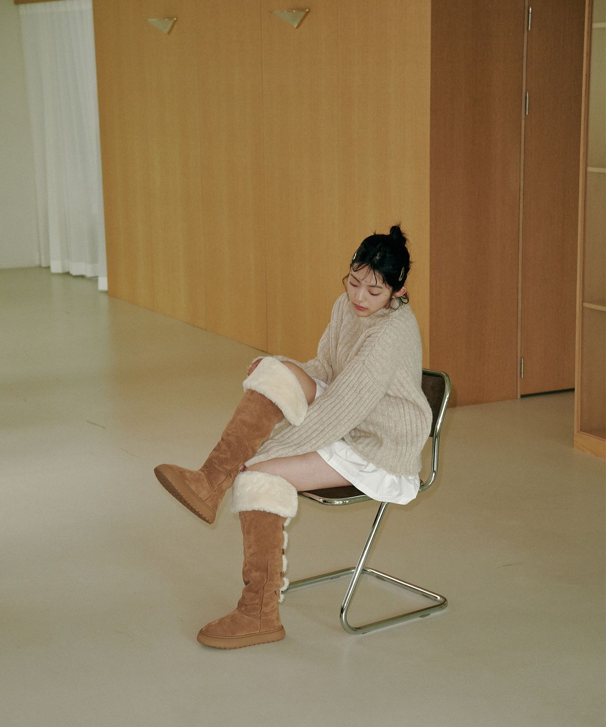 바이아덜스(BYOTHERS) Modney sheealing boots