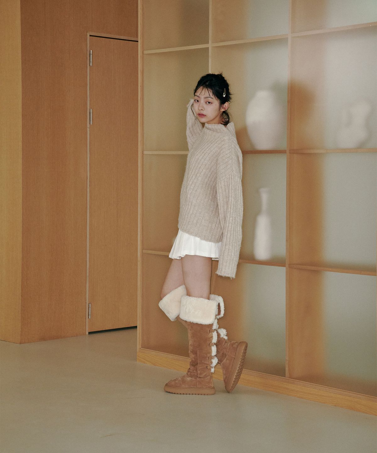 바이아덜스(BYOTHERS) Modney sheealing boots