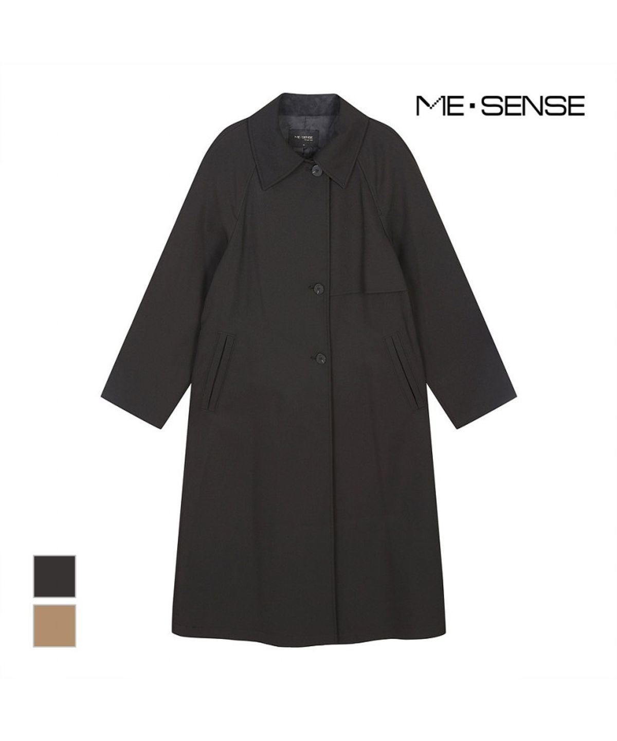 미센스(MESENSE) 벨트 롱 트렌치코트_MB49BBM101A