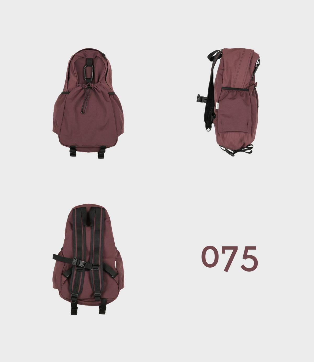 에메모가든(MMOGARDEN) mmo backpack nylon twill / burgundy