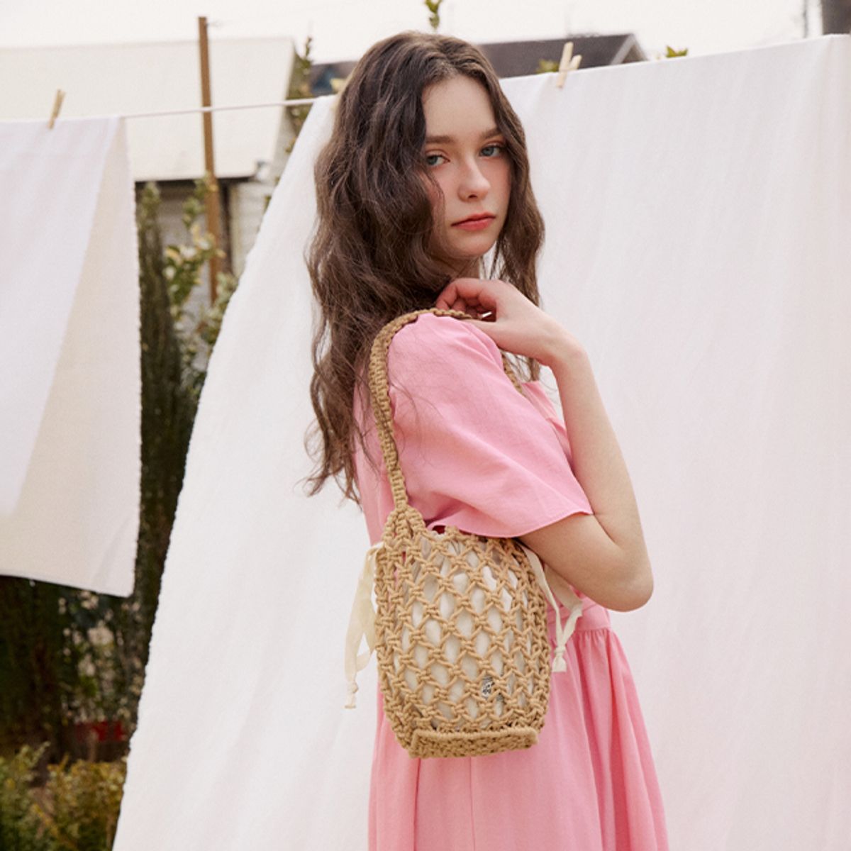 랩(LAP) NET TOTE BAG AR7AB402