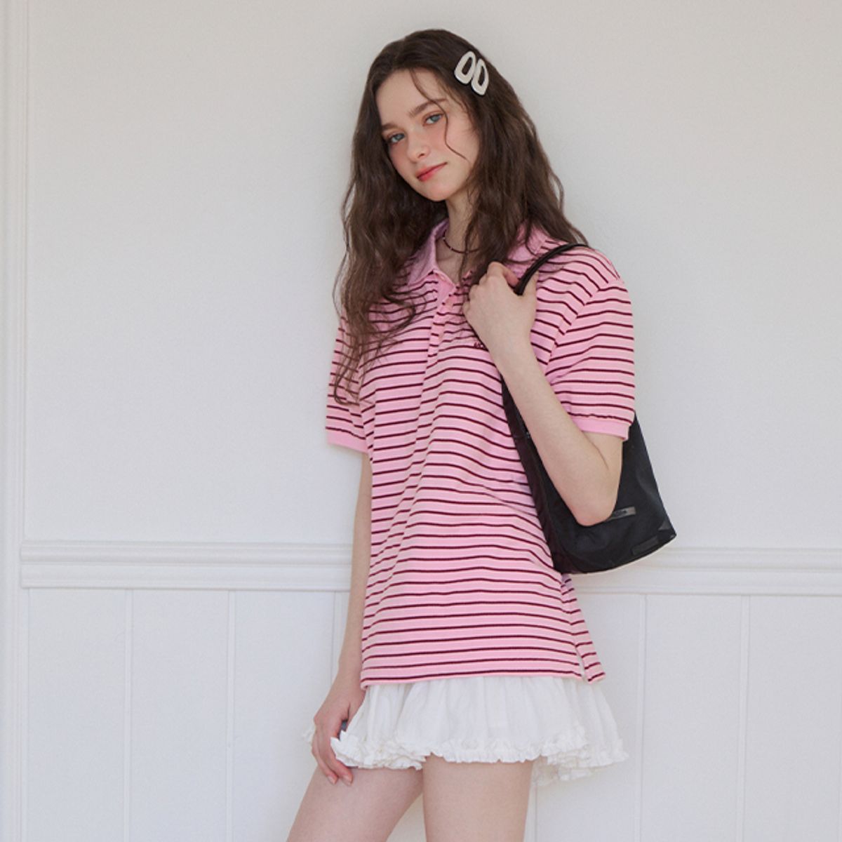 랩(LAP) MESH SHOULDER BAG AR7AB420