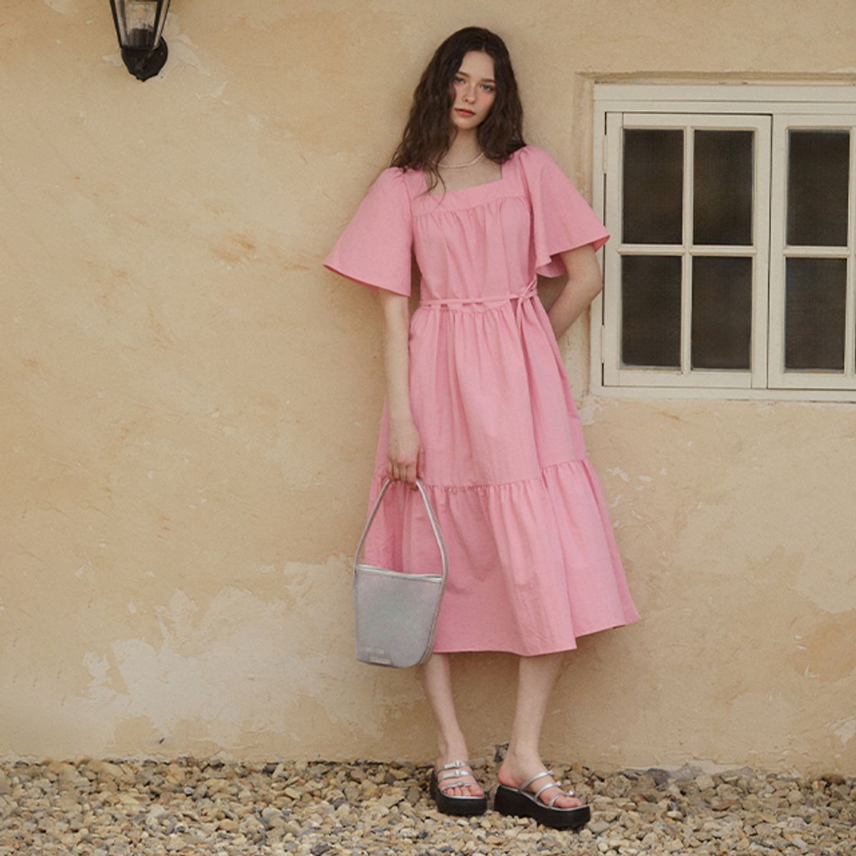 랩(LAP) MESH SHOULDER BAG AR7AB420