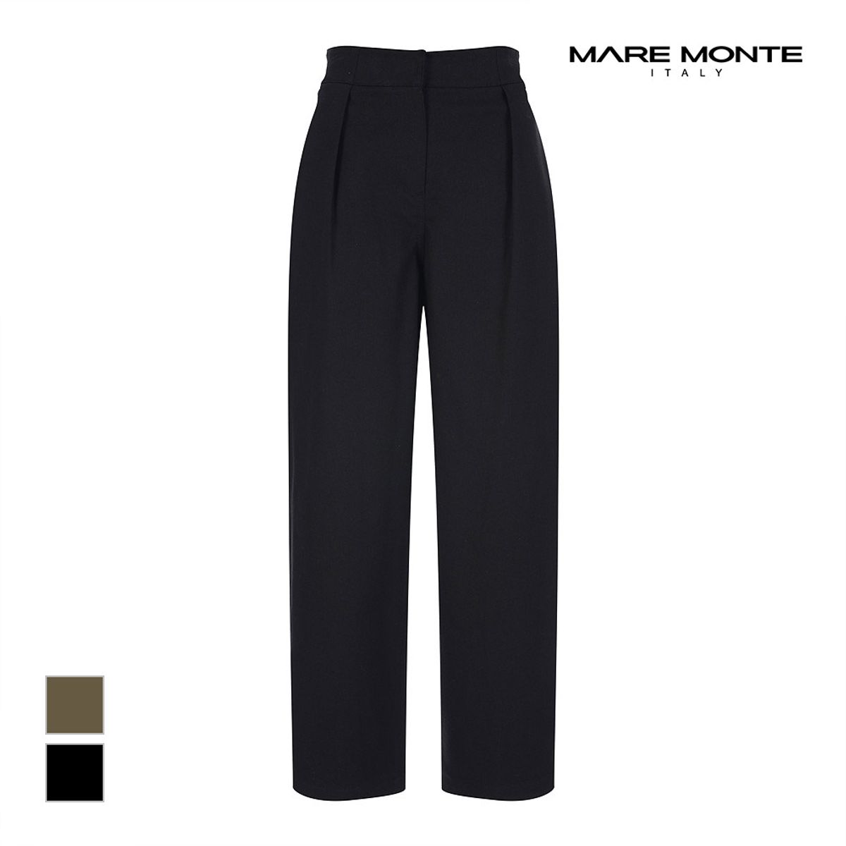 마레몬떼(MAREMONTE) 핀턱주름 와이드팬츠_M229MSL16S0