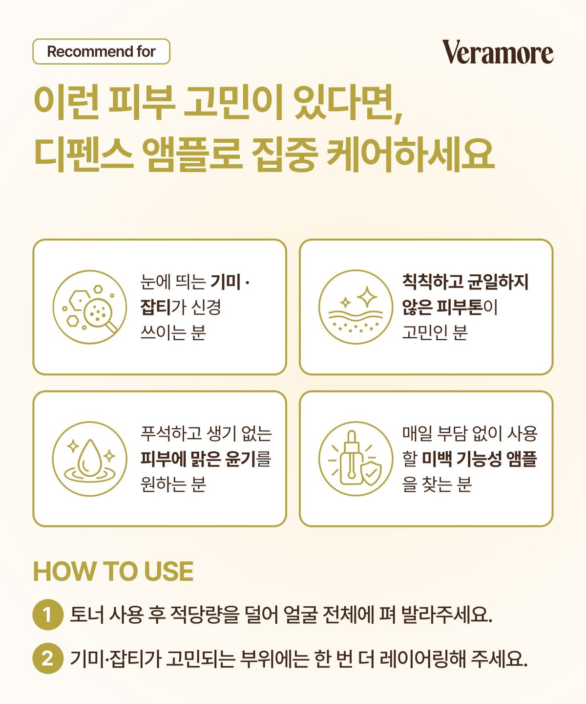 베라모어(VERAMORE) 톤 래디언스 트라넥사믹 디펜스앰플 50ml