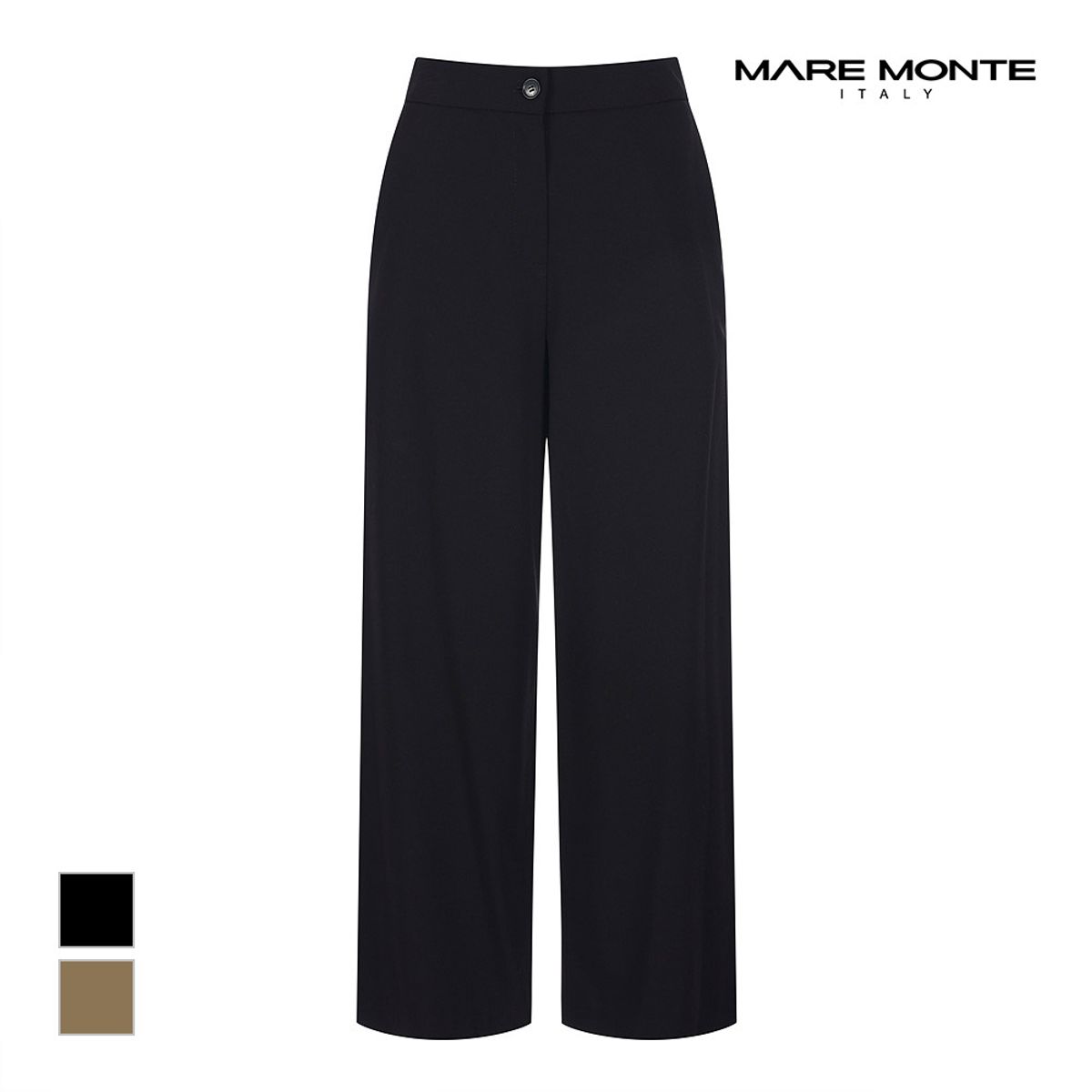 마레몬떼(MAREMONTE) 뒷밴딩 와이드 팬츠_M239MSL04S0