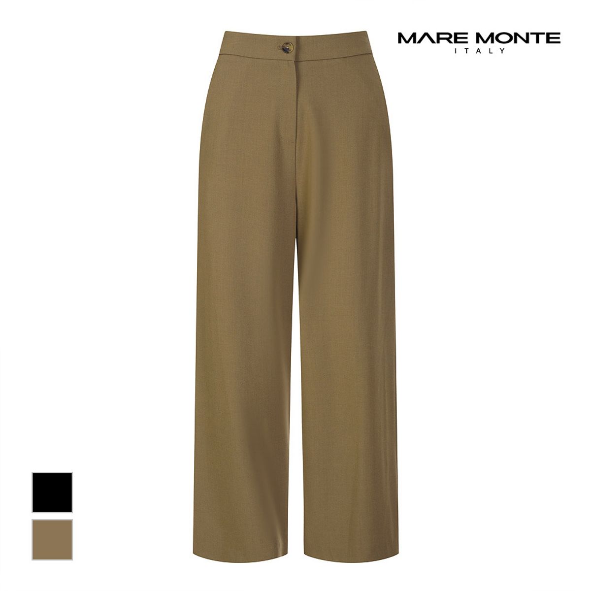 마레몬떼(MAREMONTE) 뒷밴딩 와이드 팬츠_M239MSL04S0