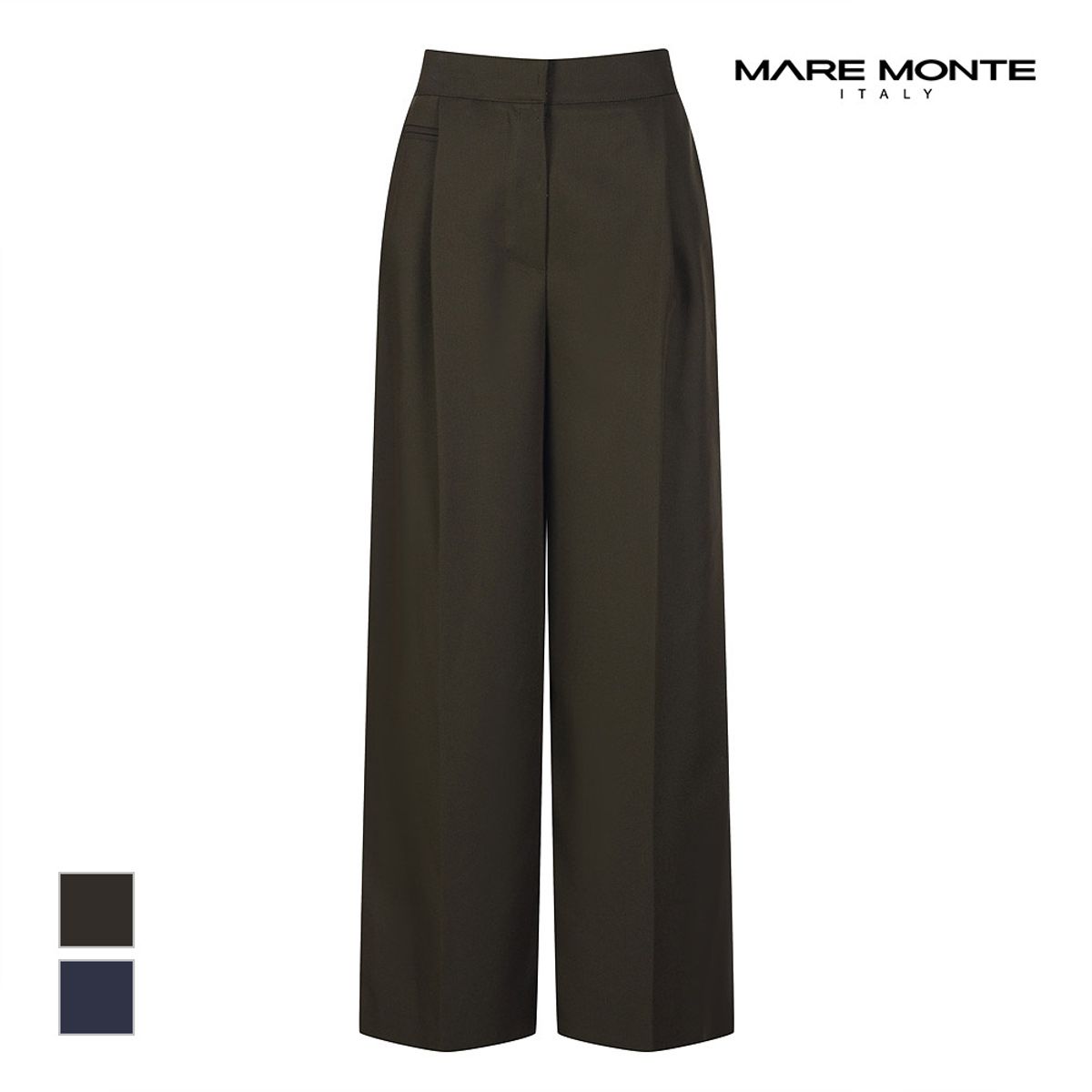 마레몬떼(MAREMONTE) 원핀턱 와이드 팬츠_M239MSL07S0