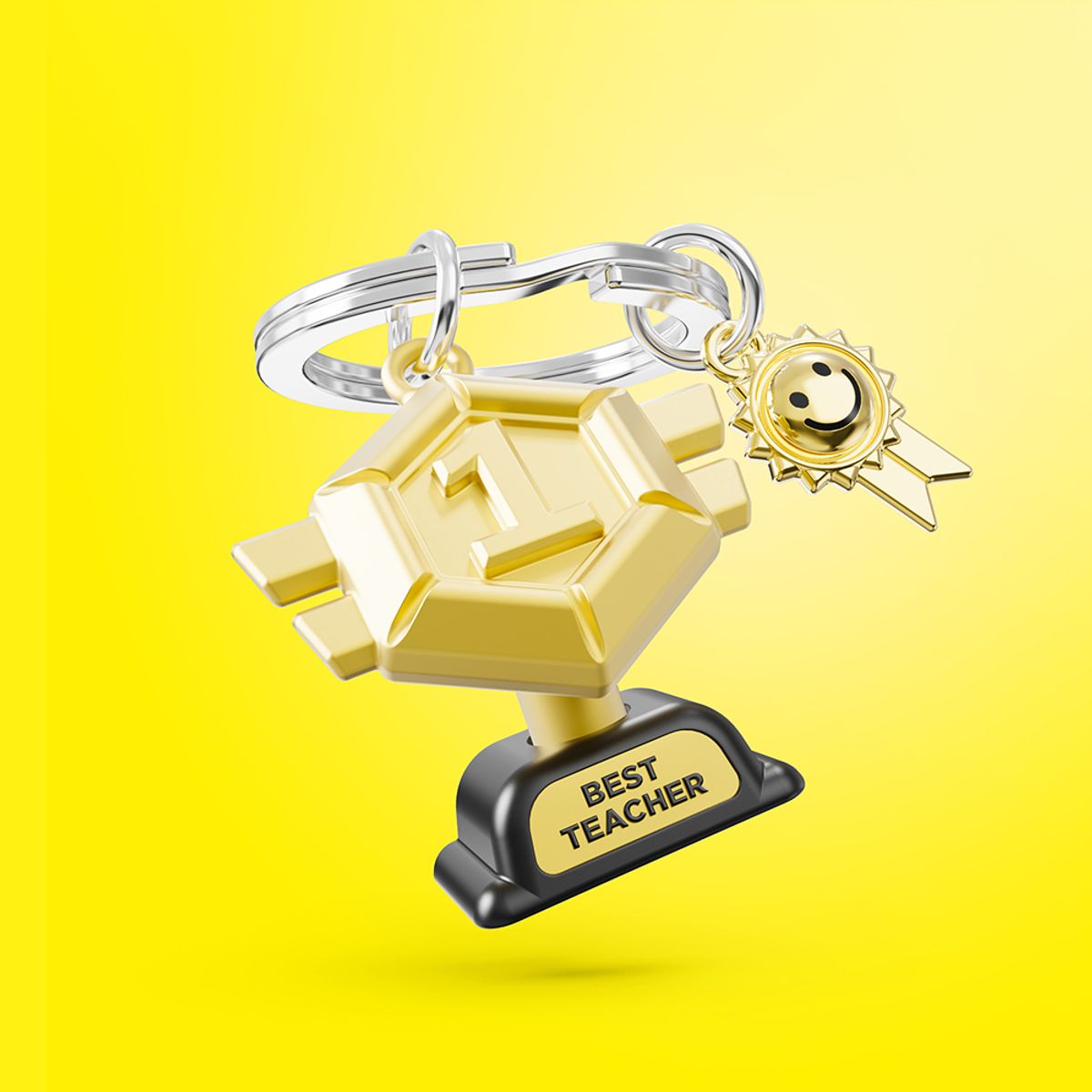 초클리 메타모포스 컬렉션(CHOCLI METALMORPHOSE COLLECTION) 벨기에 메탈 키링 - 넘버원 트로피