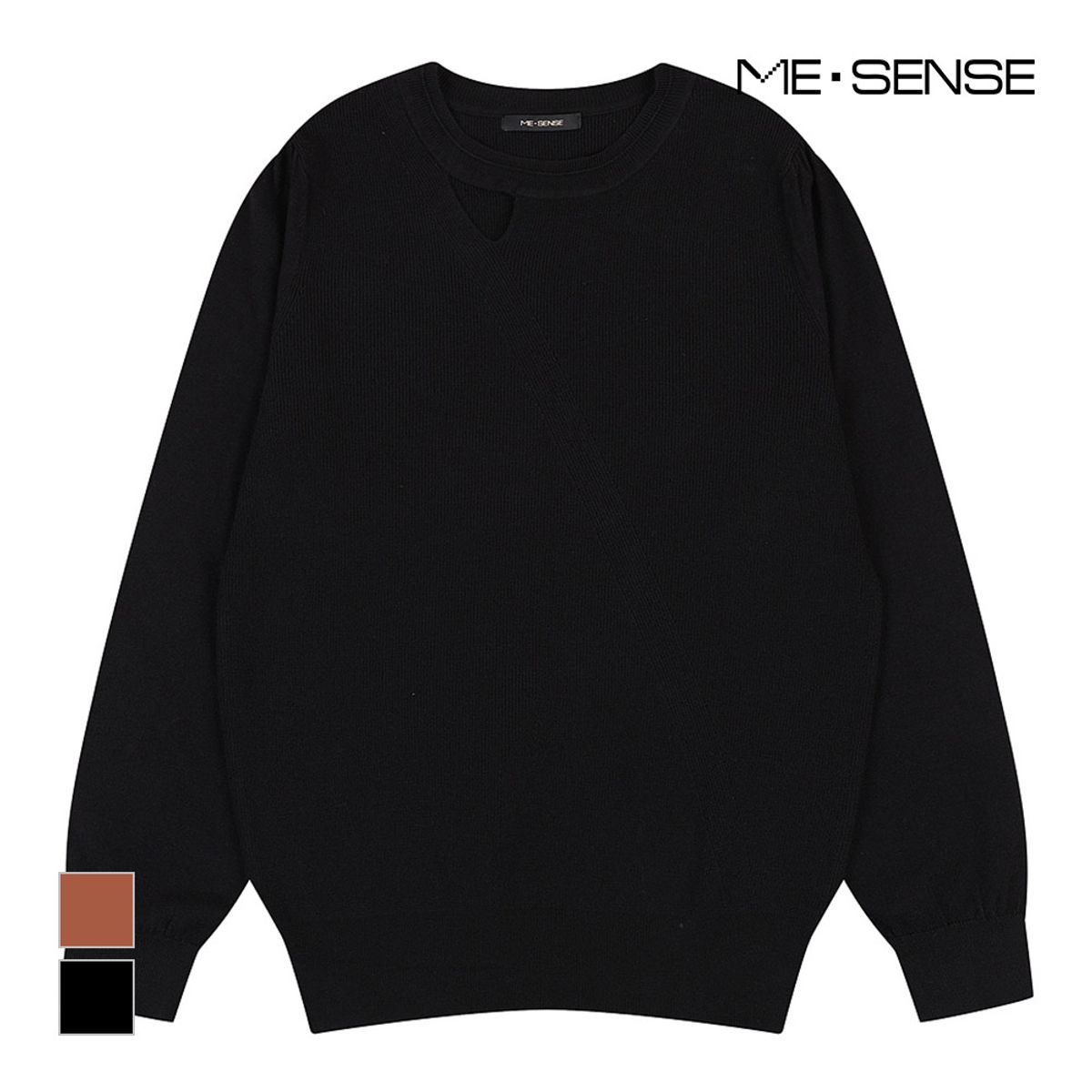 미센스(MESENSE) 트임포인트 니트_MB39KNMD08Z