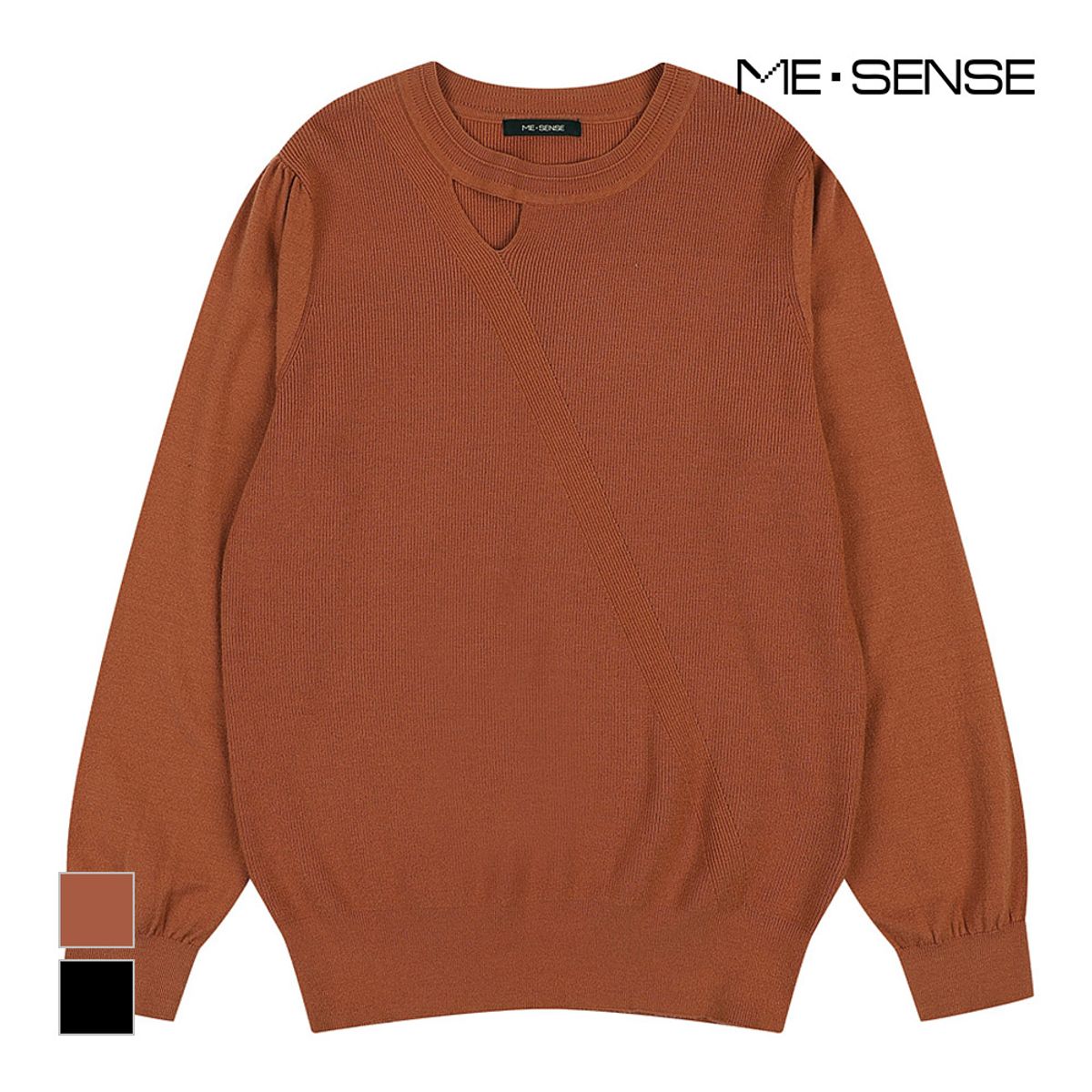 미센스(MESENSE) 트임포인트 니트_MB39KNMD08Z