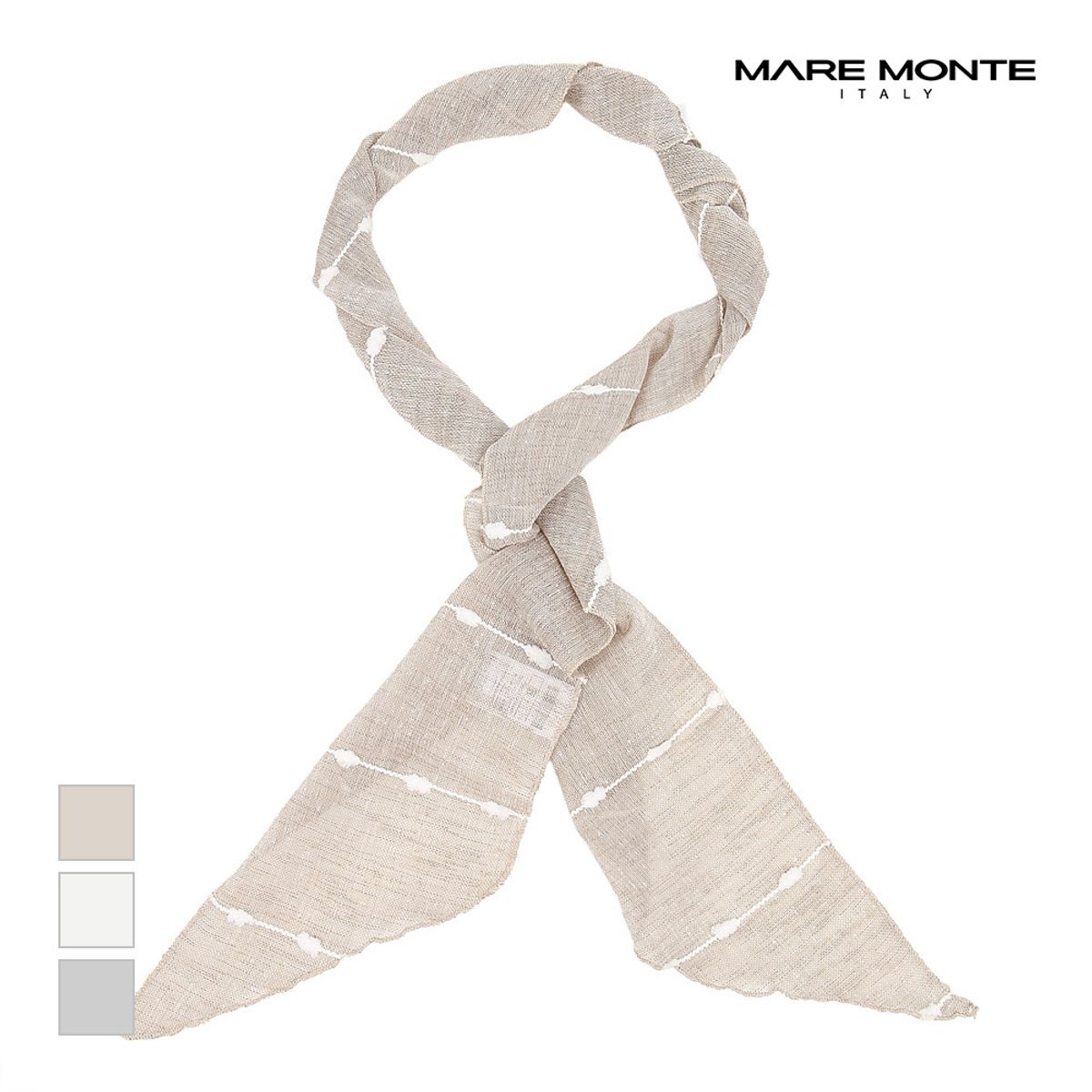 마레몬떼(MAREMONTE) [마레몬떼] 나염 프린트 스카프_M238MMF23B0
