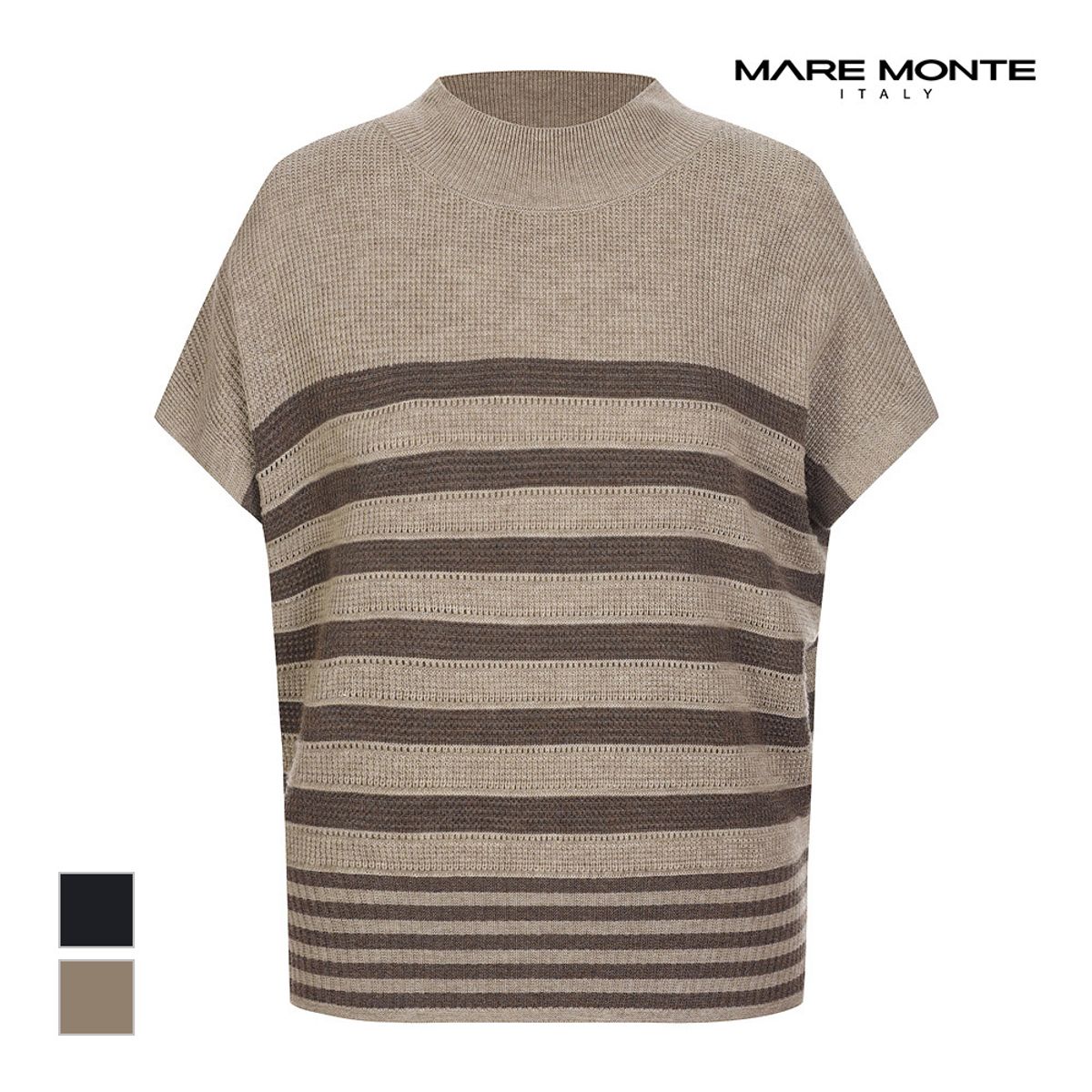 마레몬떼(MAREMONTE) 스트라이프 민소매 니트_M239MKT61P0
