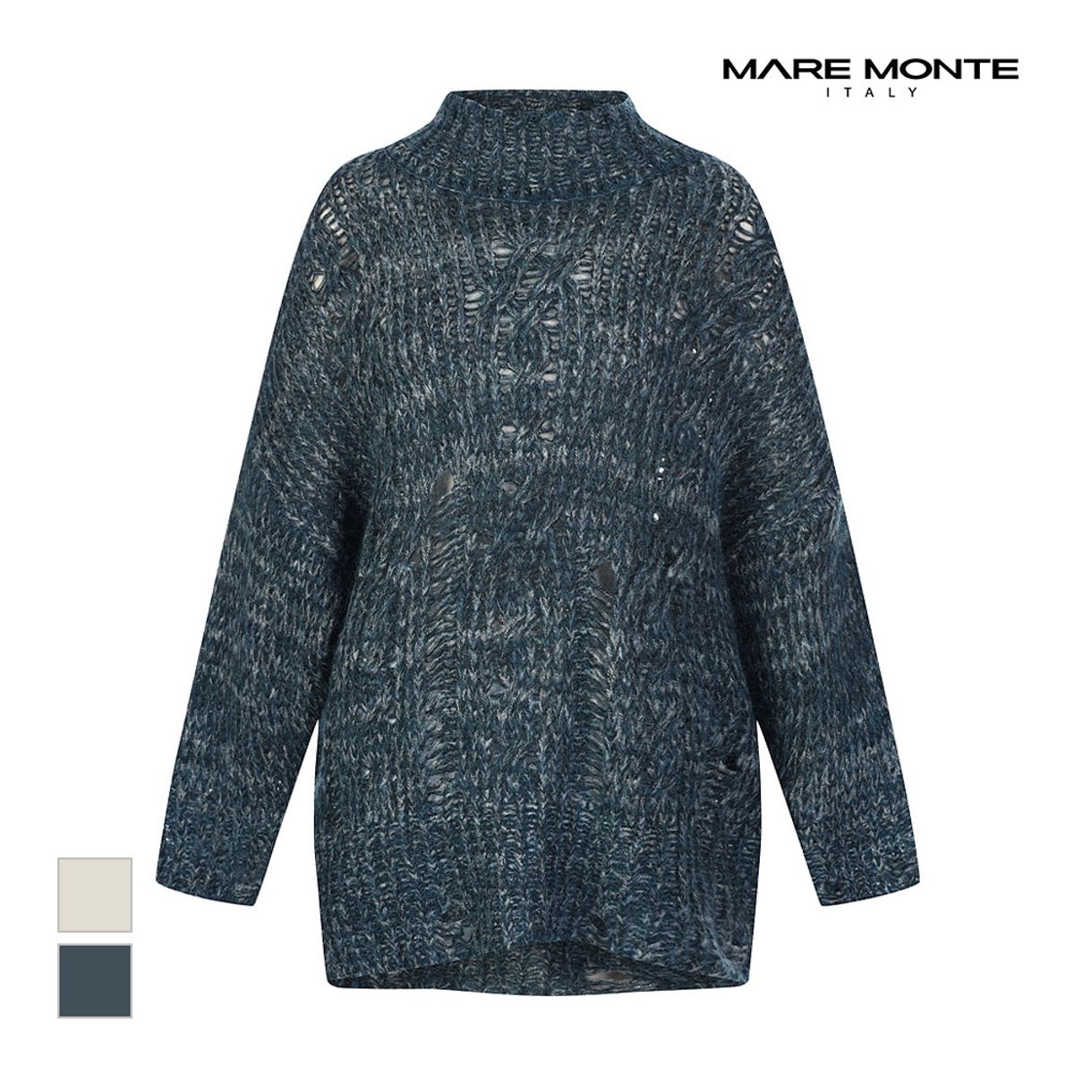 마레몬떼(MAREMONTE) 믹스짜임 디자인 니트_M23NMKT88P0