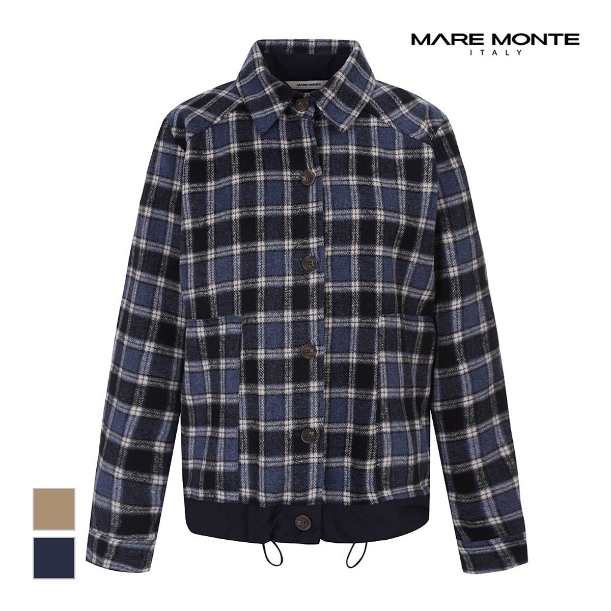 마레몬떼(MAREMONTE) 빅체크 캐주얼 셔츠_M23NMBL02D0