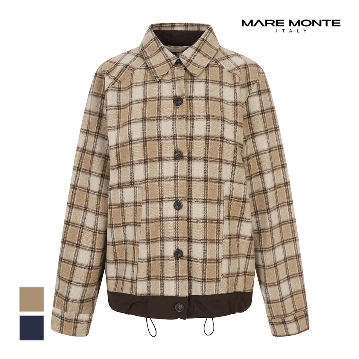 마레몬떼(MAREMONTE) 빅체크 캐주얼 셔츠_M23NMBL02D0