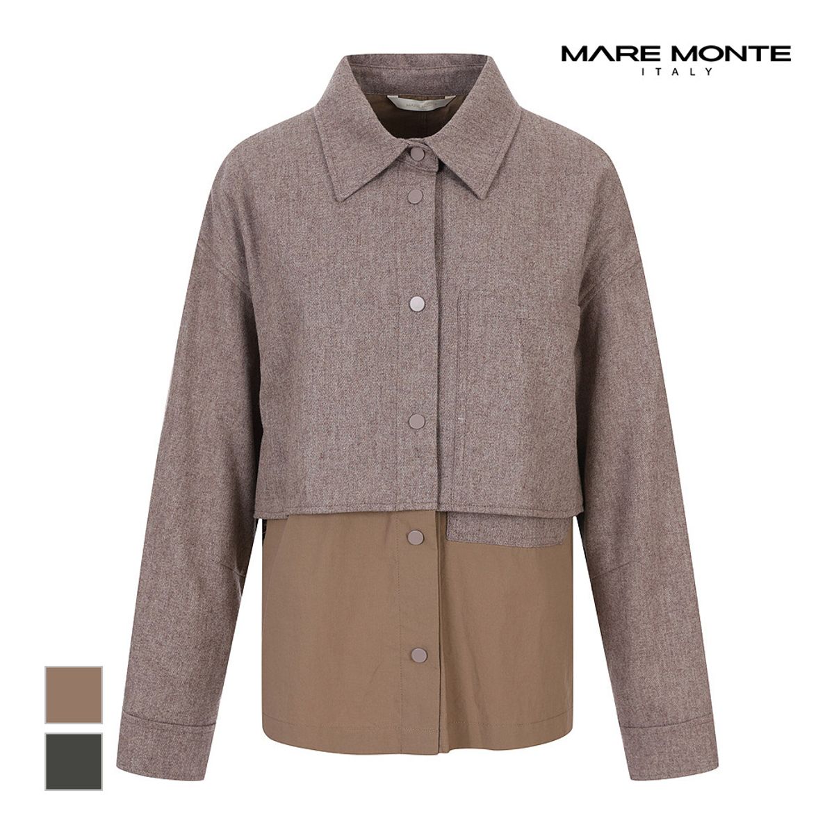 마레몬떼(MAREMONTE) 두겹배색 블라우스_M23OMBL93S0