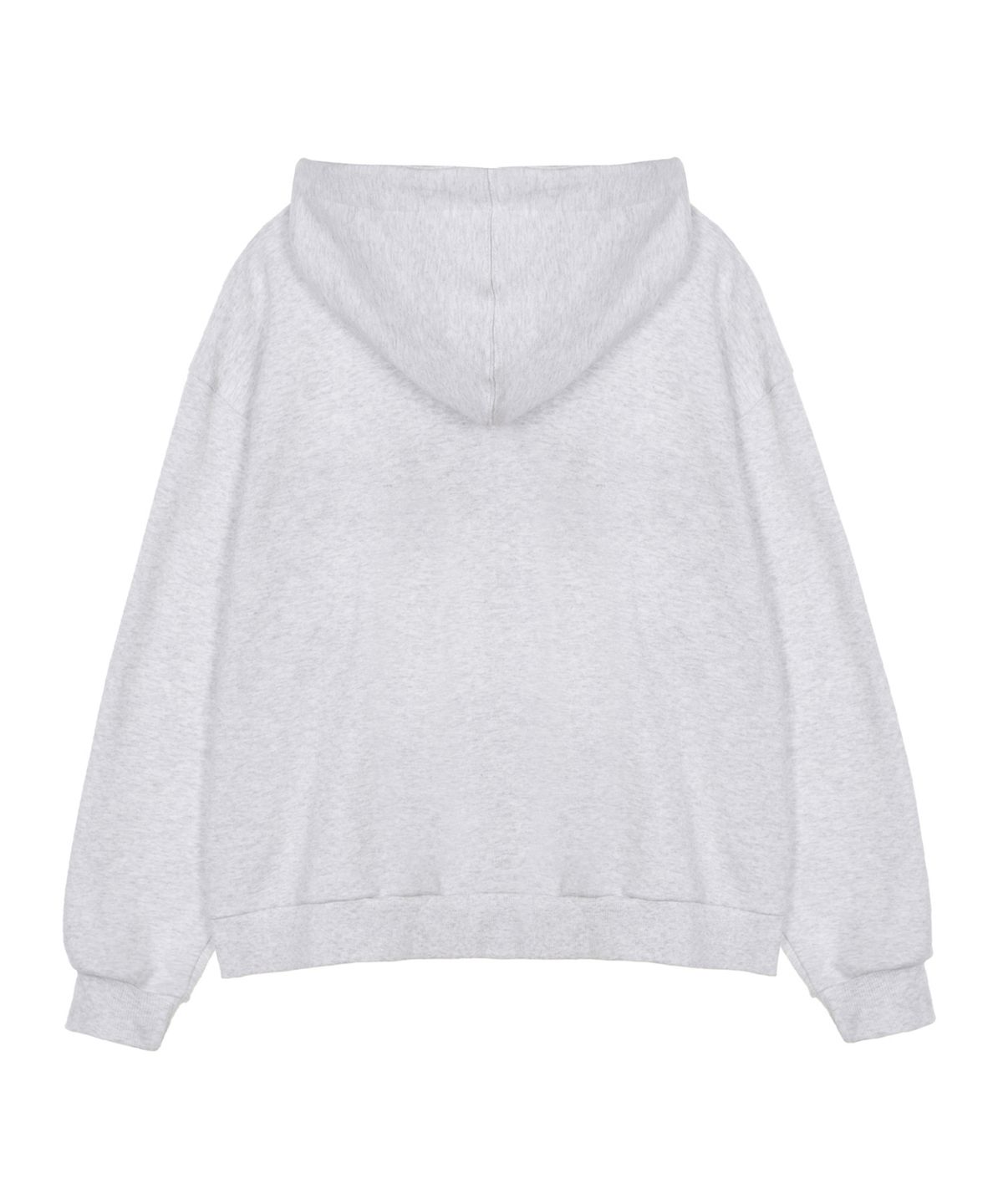 닉앤니콜(NICK&NICOLE) NICOLE PATCH WARM HOOD ZIP UP_MELANGE