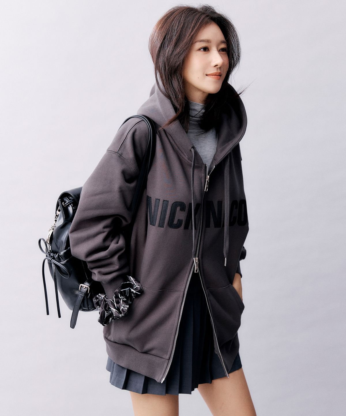 닉앤니콜(NICK&NICOLE) NICOLE PATCH WARM HOOD ZIP UP_3 COLOR