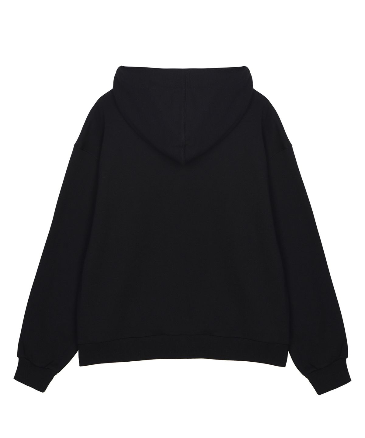 닉앤니콜(NICK&NICOLE) NICOLE PATCH WARM HOOD ZIP UP_BLACK
