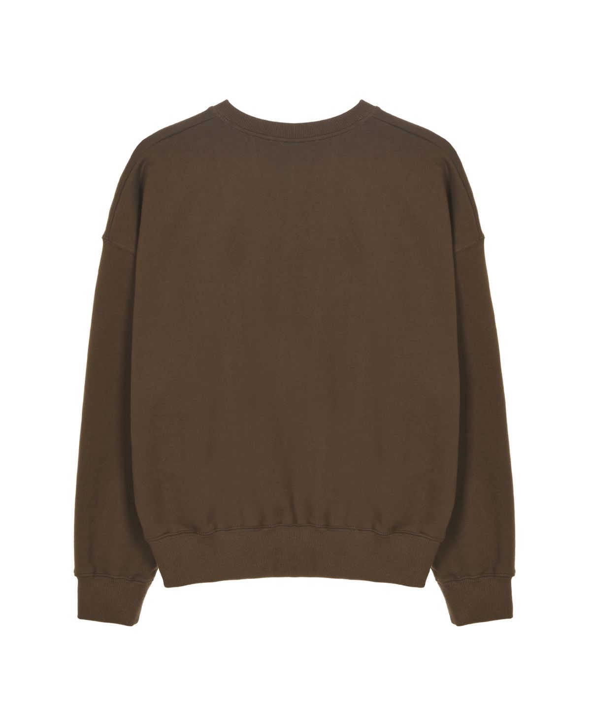 닉앤니콜(NICK&NICOLE) VOLUME BUTTERFLY SIGNATURE SWEATSHIRT_BROWN CREAM