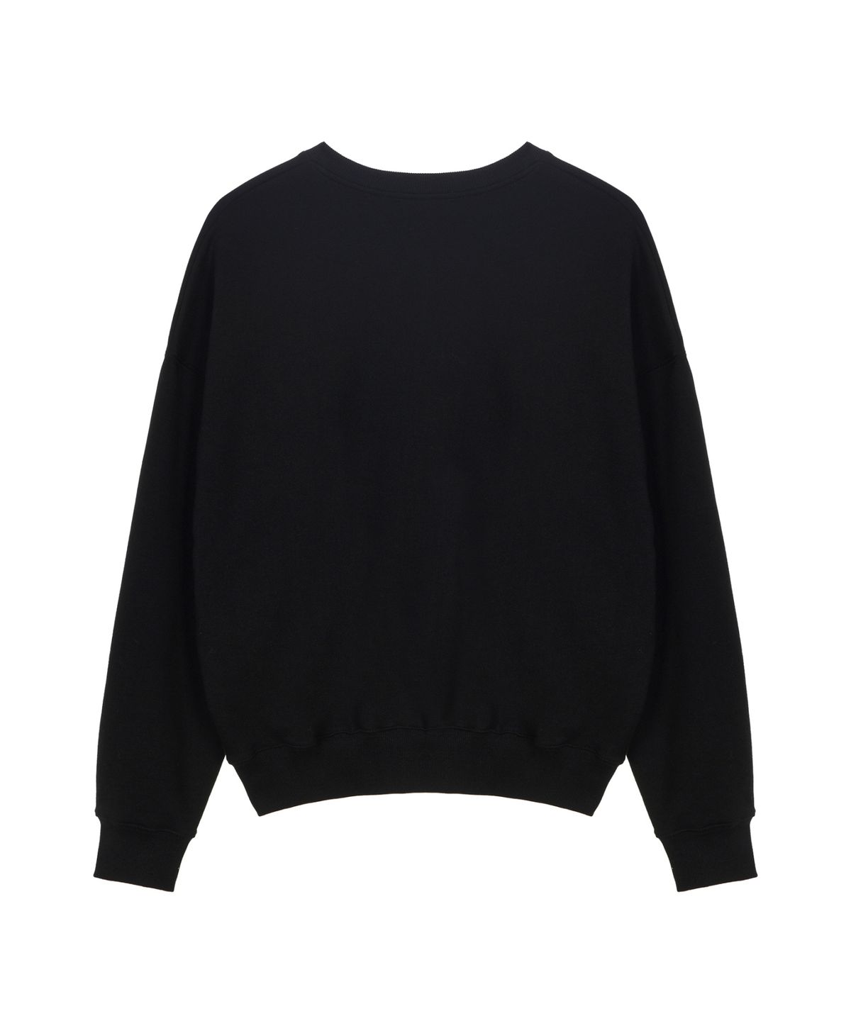 닉앤니콜(NICK&NICOLE) VOLUME BUTTERFLY SIGNATURE SWEATSHIRT_BLACK CHARCOAL